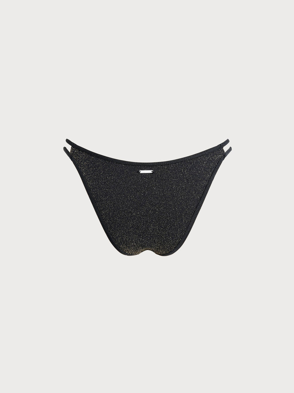 Black Cutout Bikini Bottom