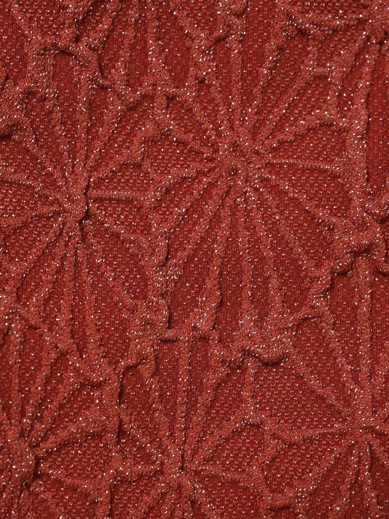 Orange O-Ring Textured Bikini Bottom