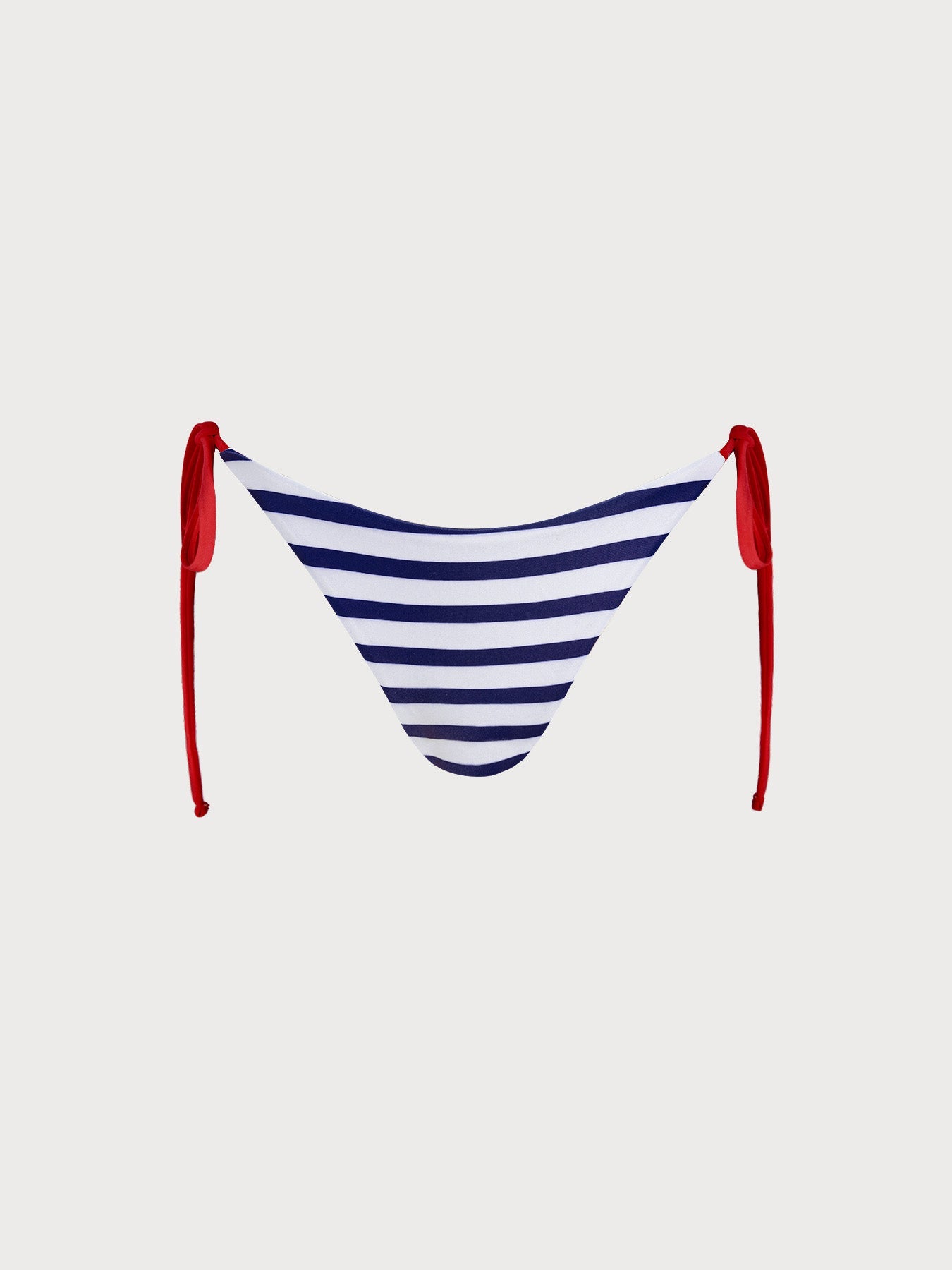 Navy Stripe Reversible Tie Bikini Bottom