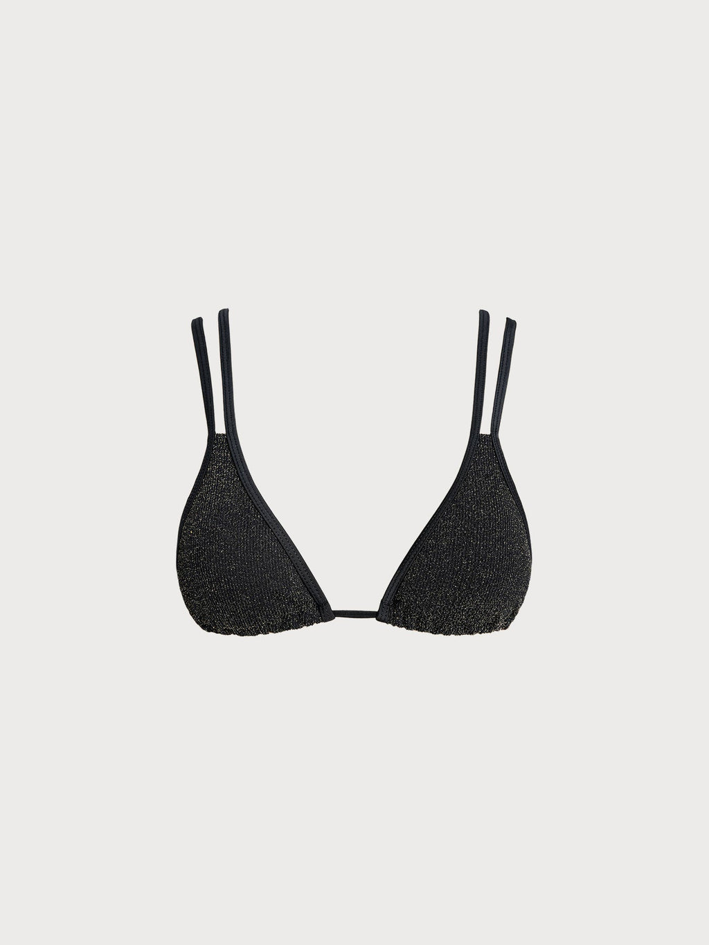 Black Strappy Bikini Top