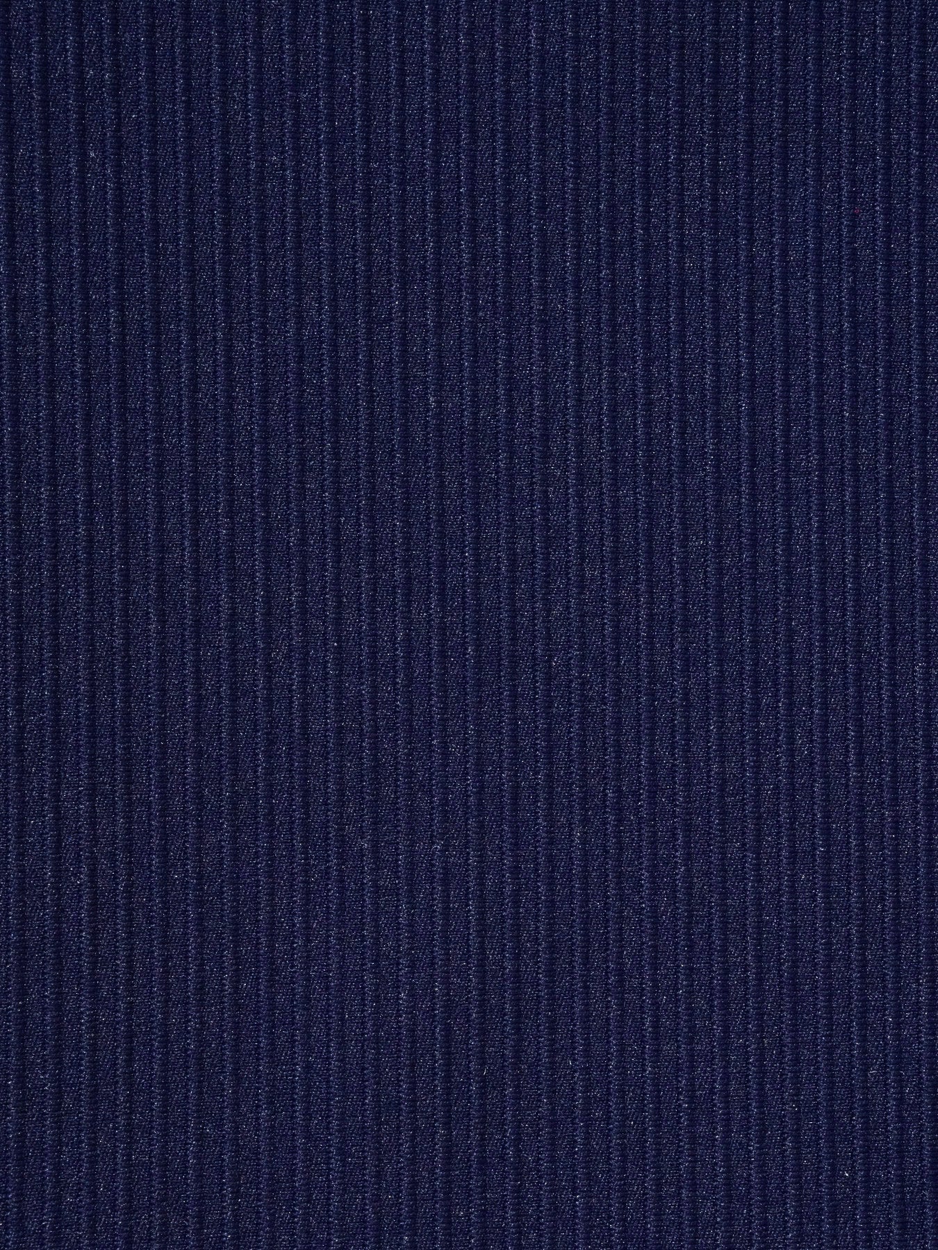 Navy Ribbed O-Ring Bikini Top