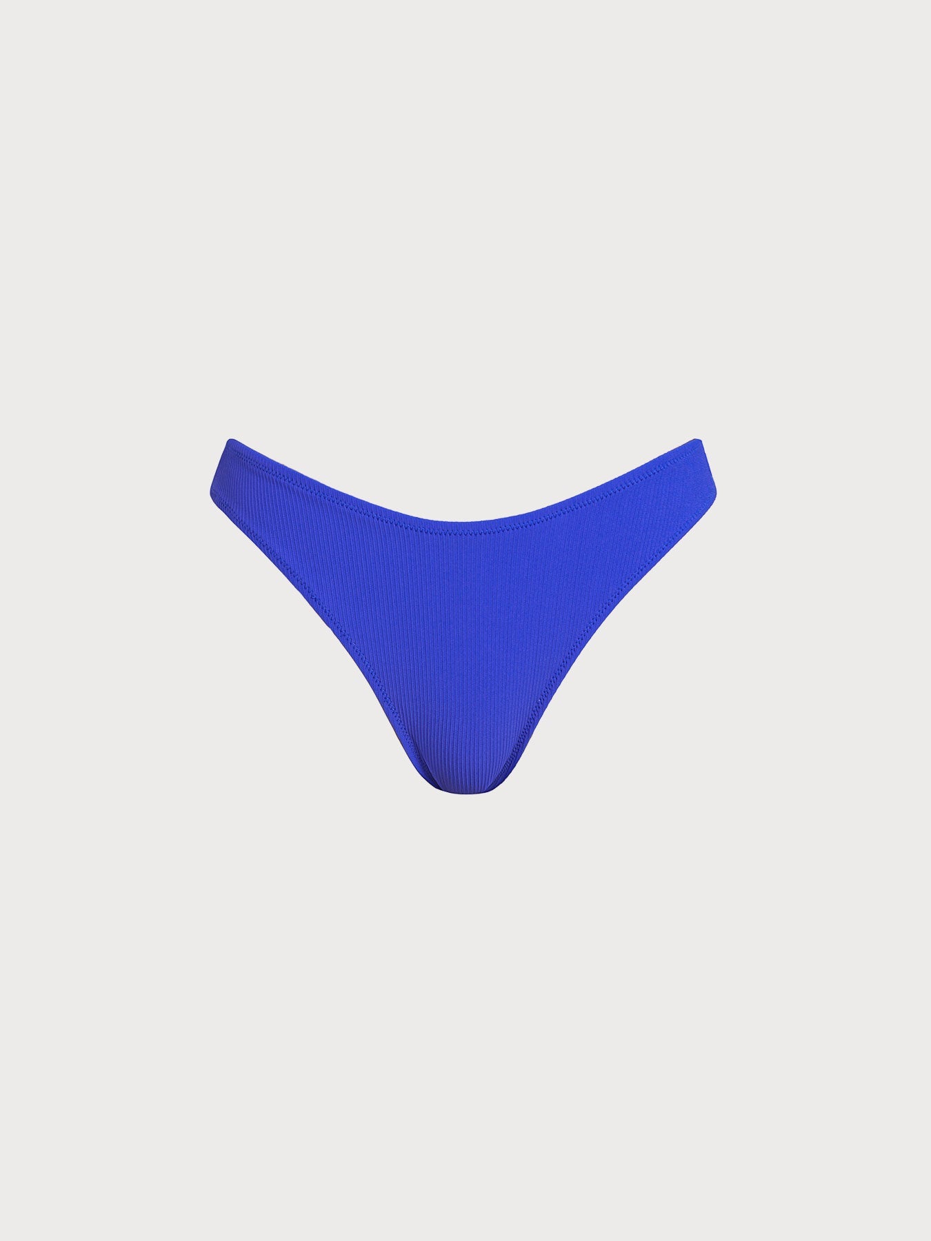 Blue Full Coverage Bikini Bottom