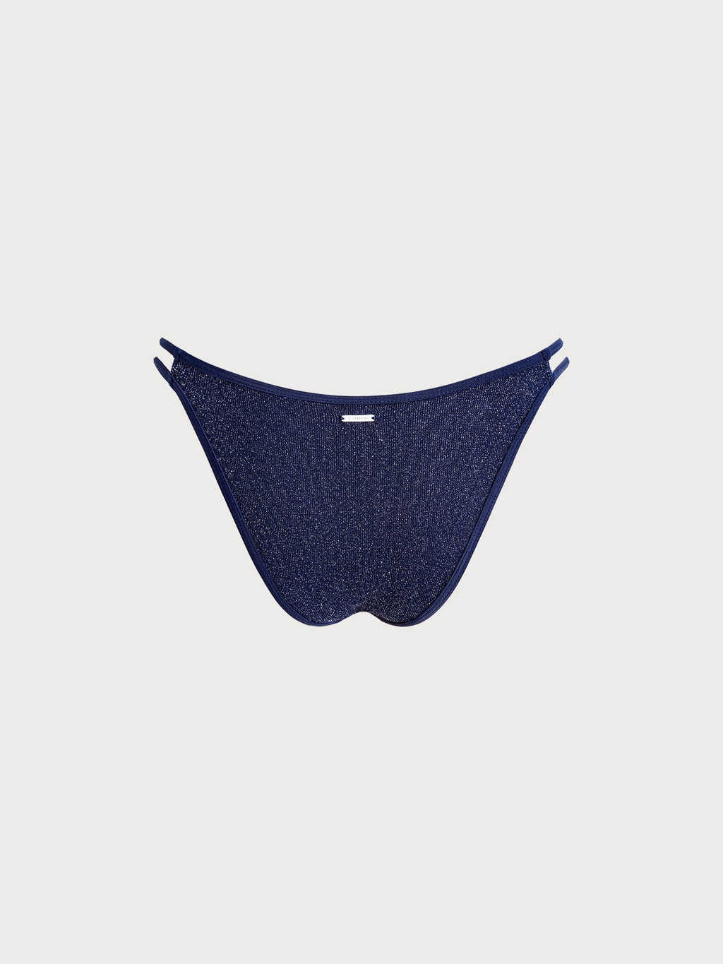 Blue Cutout Bikini Bottom