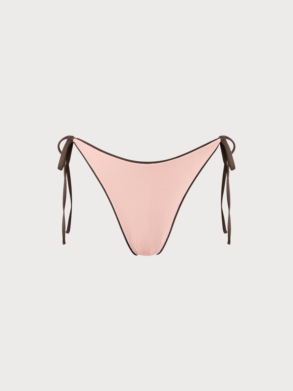 Coffee Reversible Tie Bikini Bottom