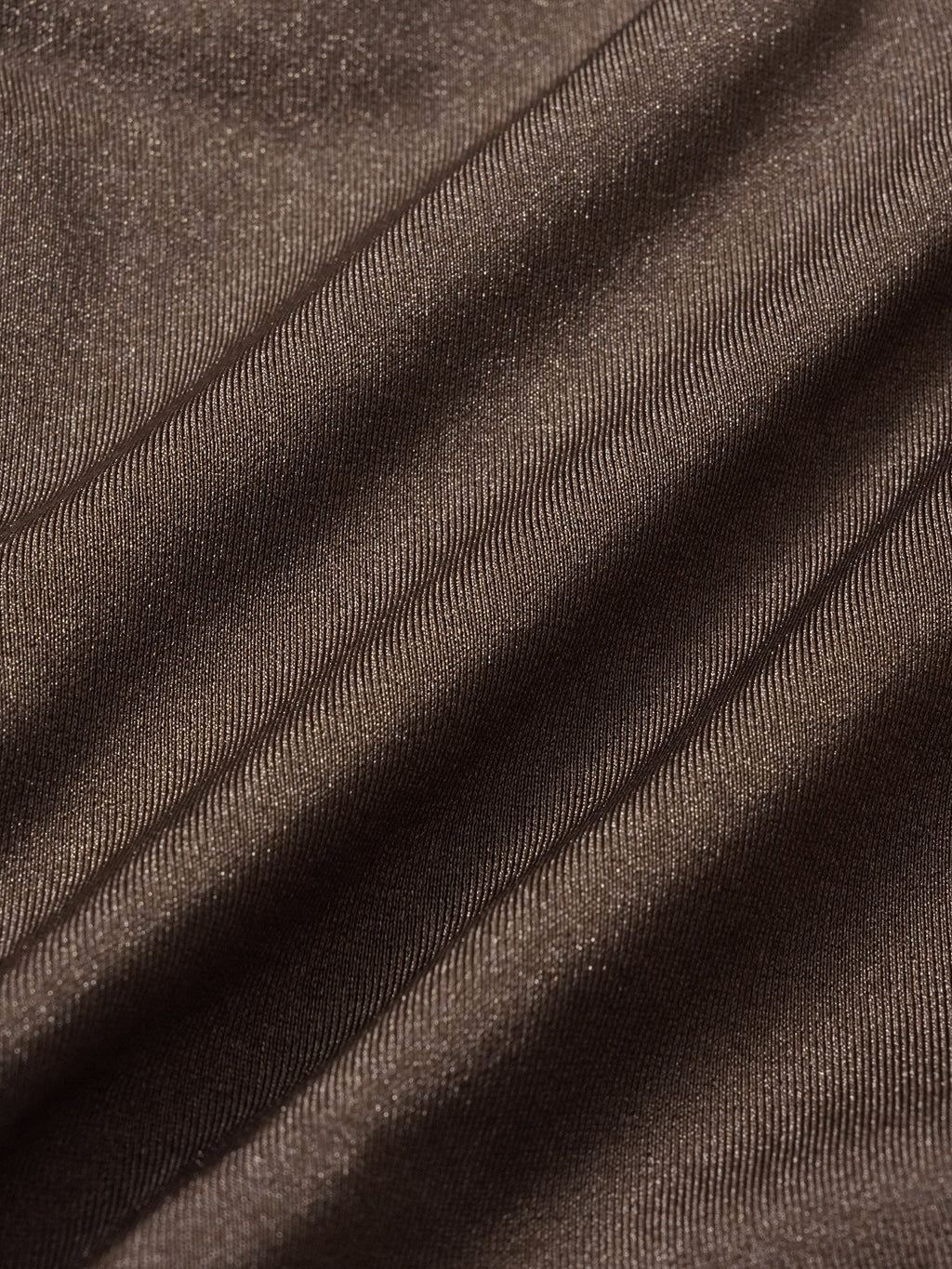 Dark Coffee Pleated Bikini Bottom