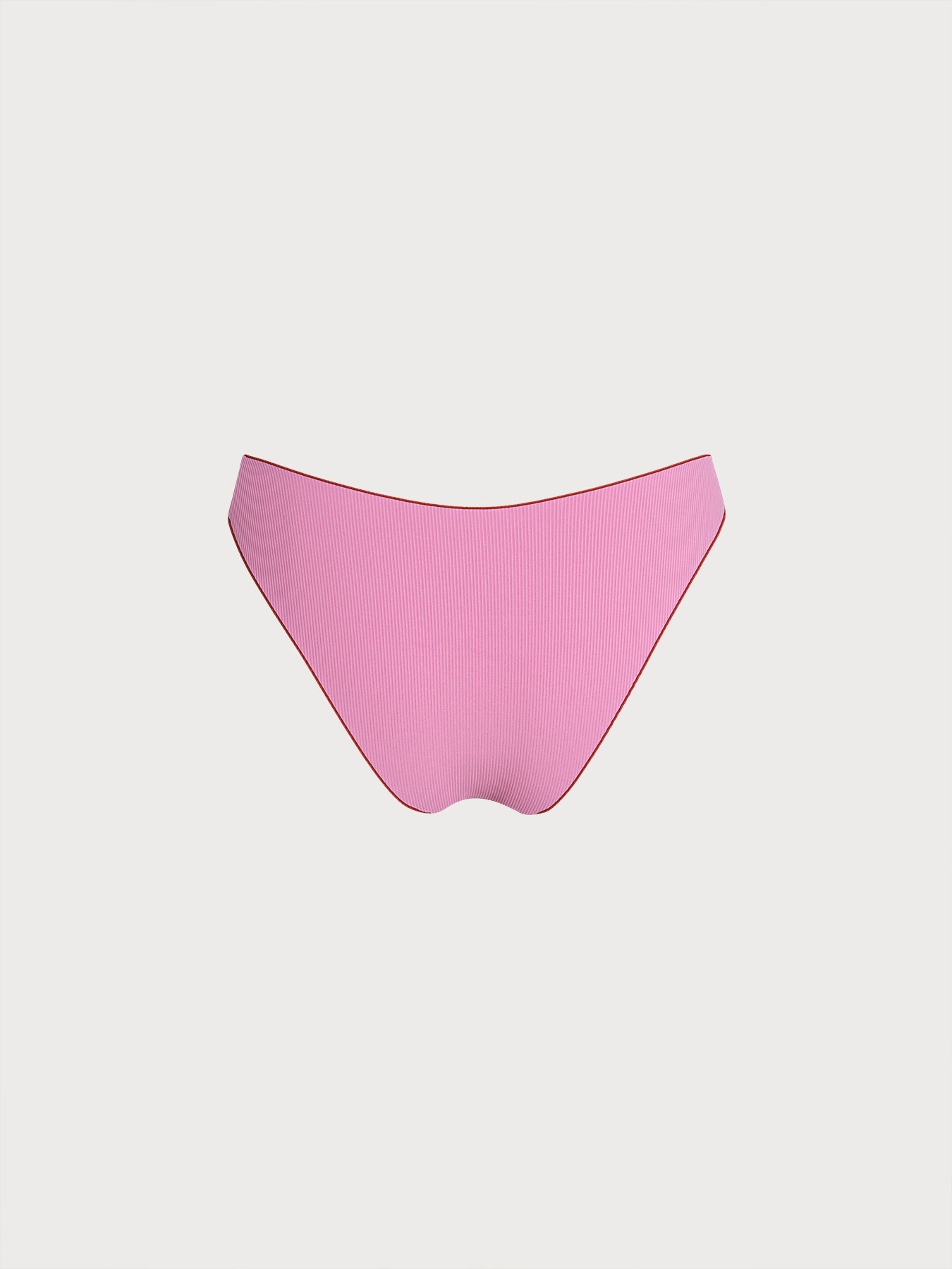 Red-Pink Reversible Bikini Bottom