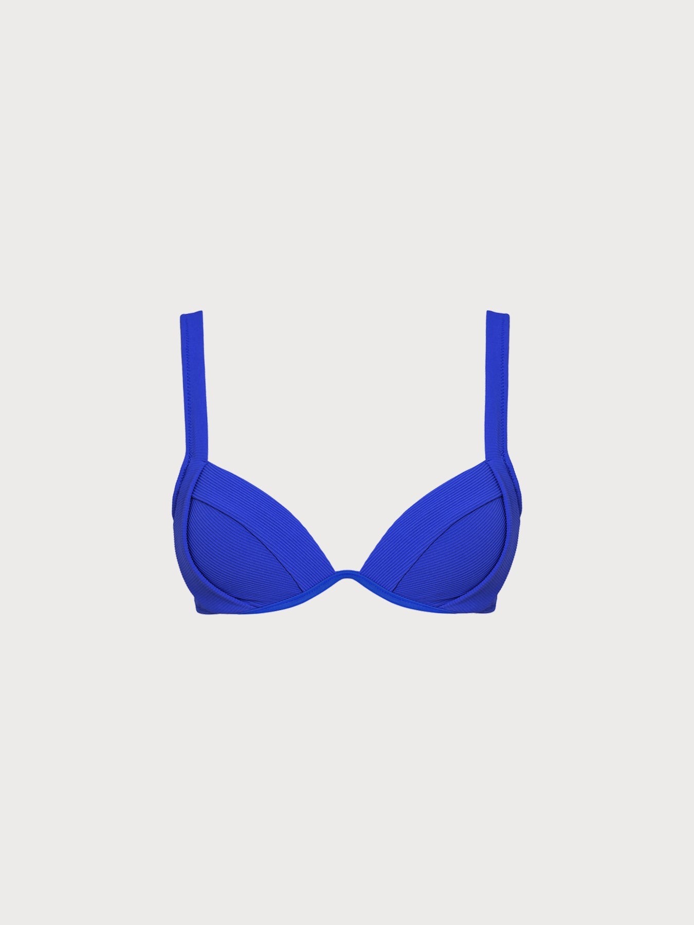 Blue Underwire Bikini Top