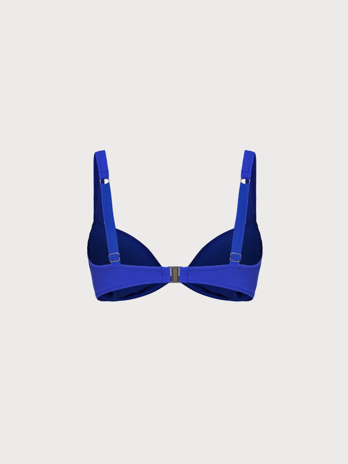 Blue Underwire Bikini Top