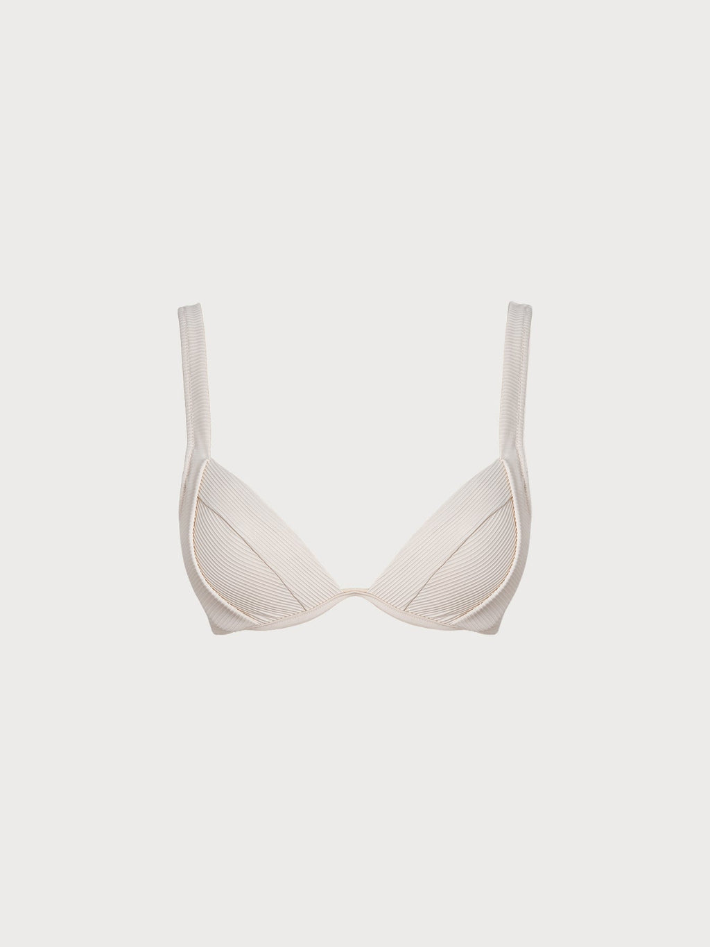Off White Underwire Bikini Top