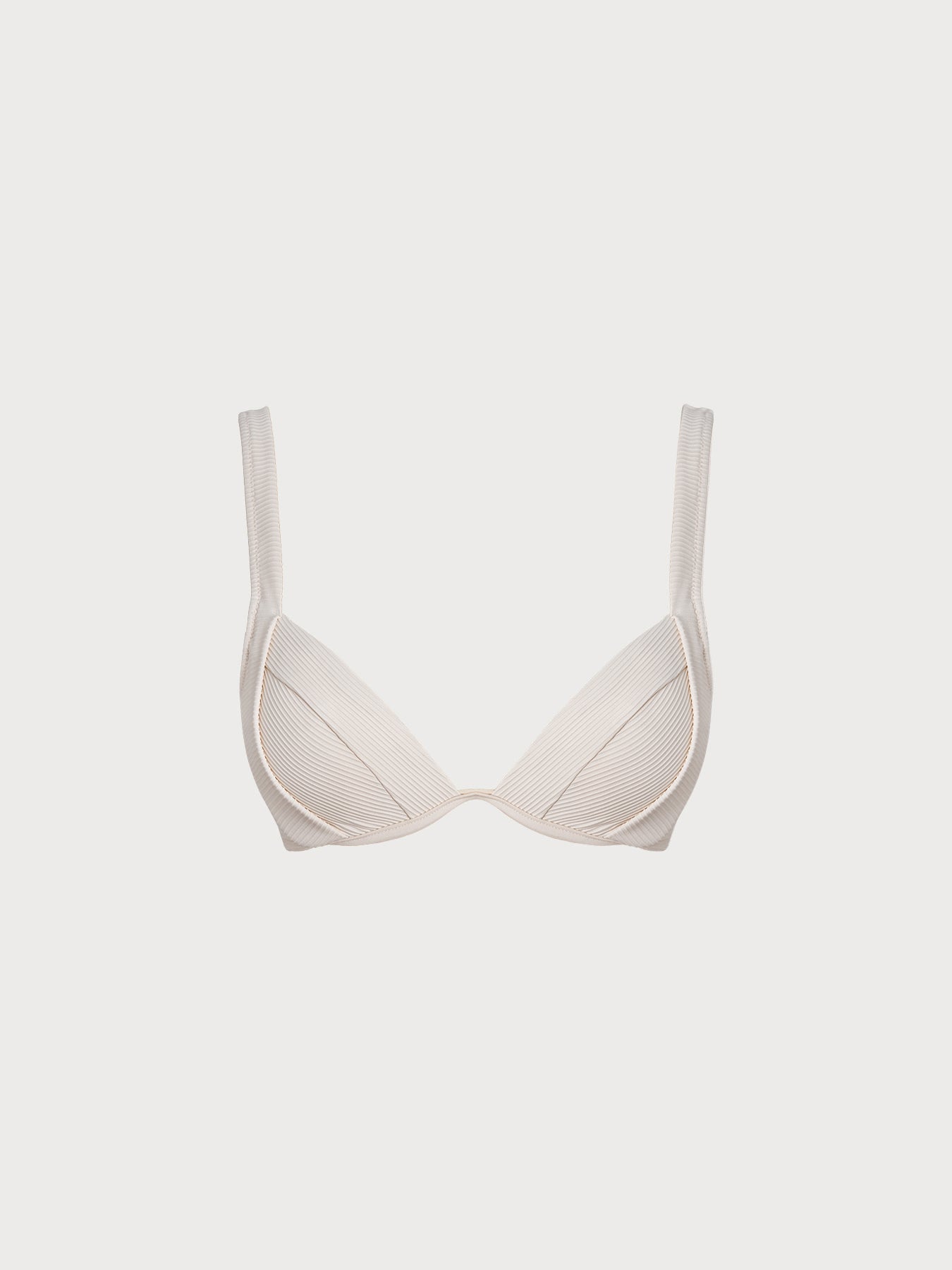 Off White Underwire Bikini Top