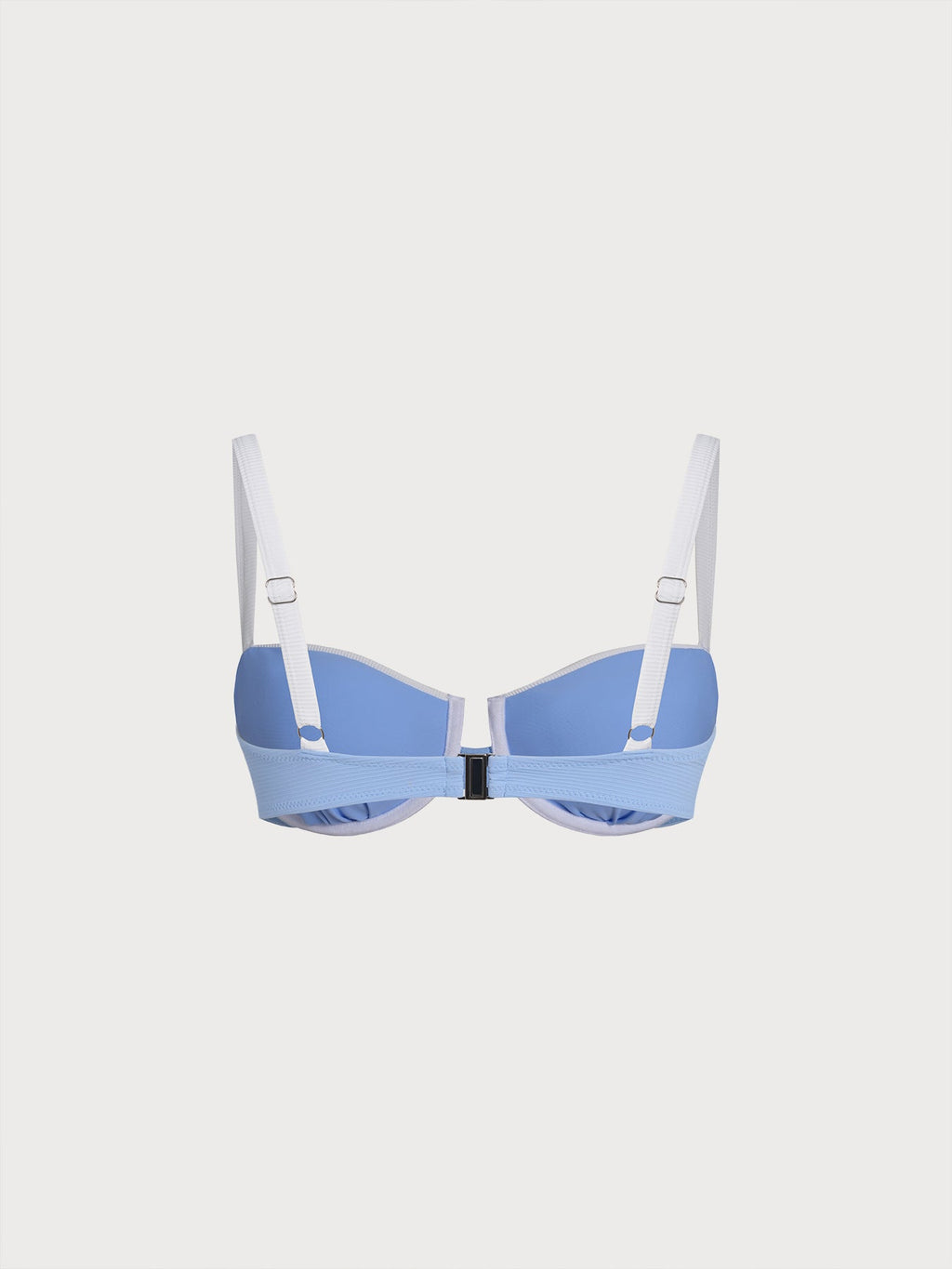 Blue Contrast Underwire Bikini Top