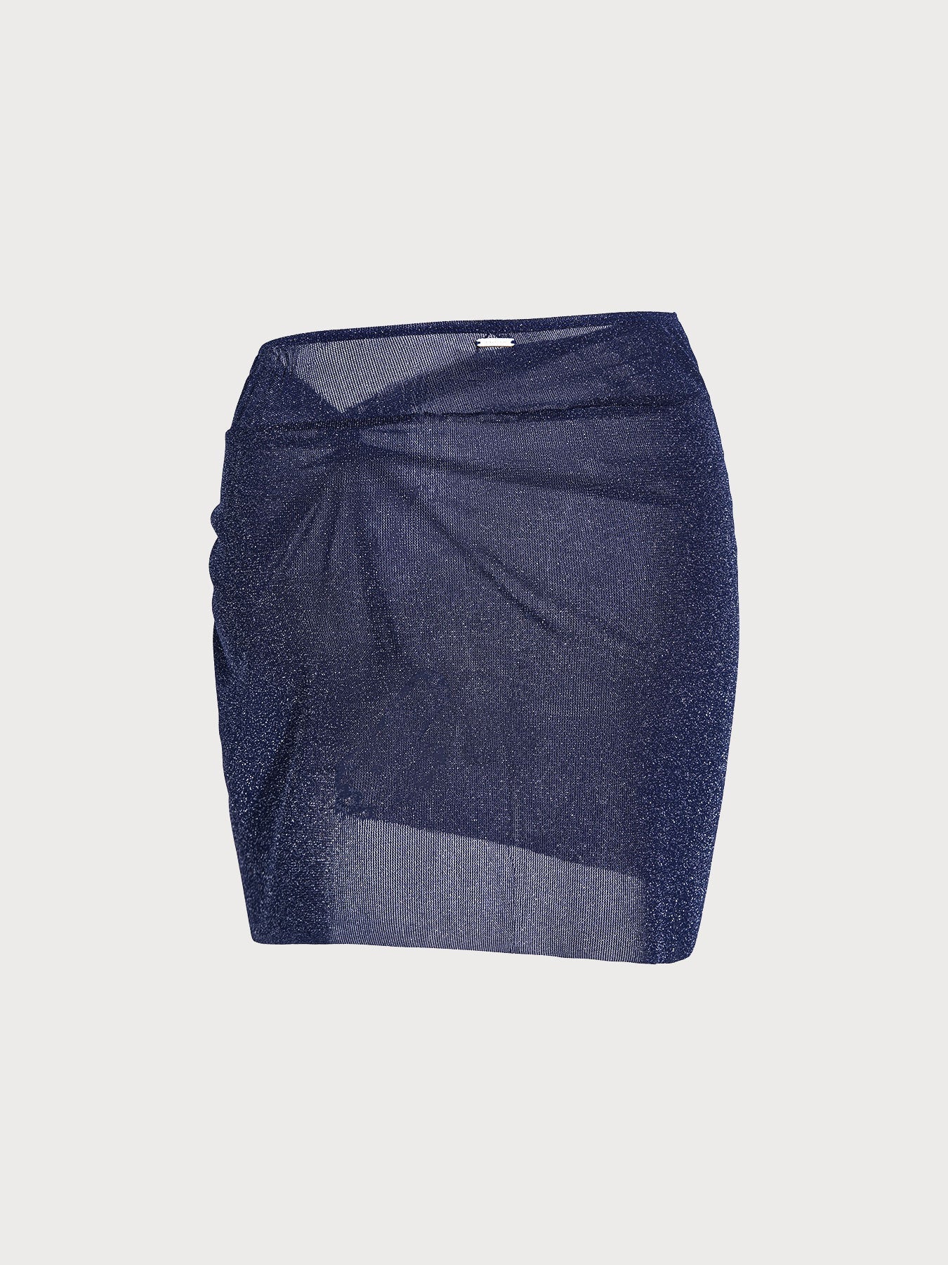 Blue Shimmer Cover Up Skirt
