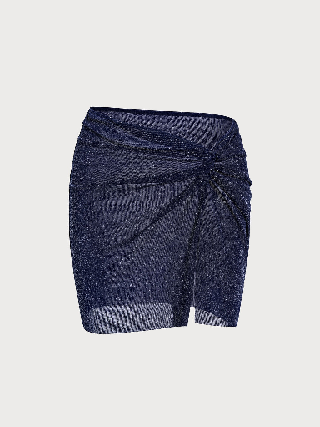 Blue Shimmer Cover Up Skirt