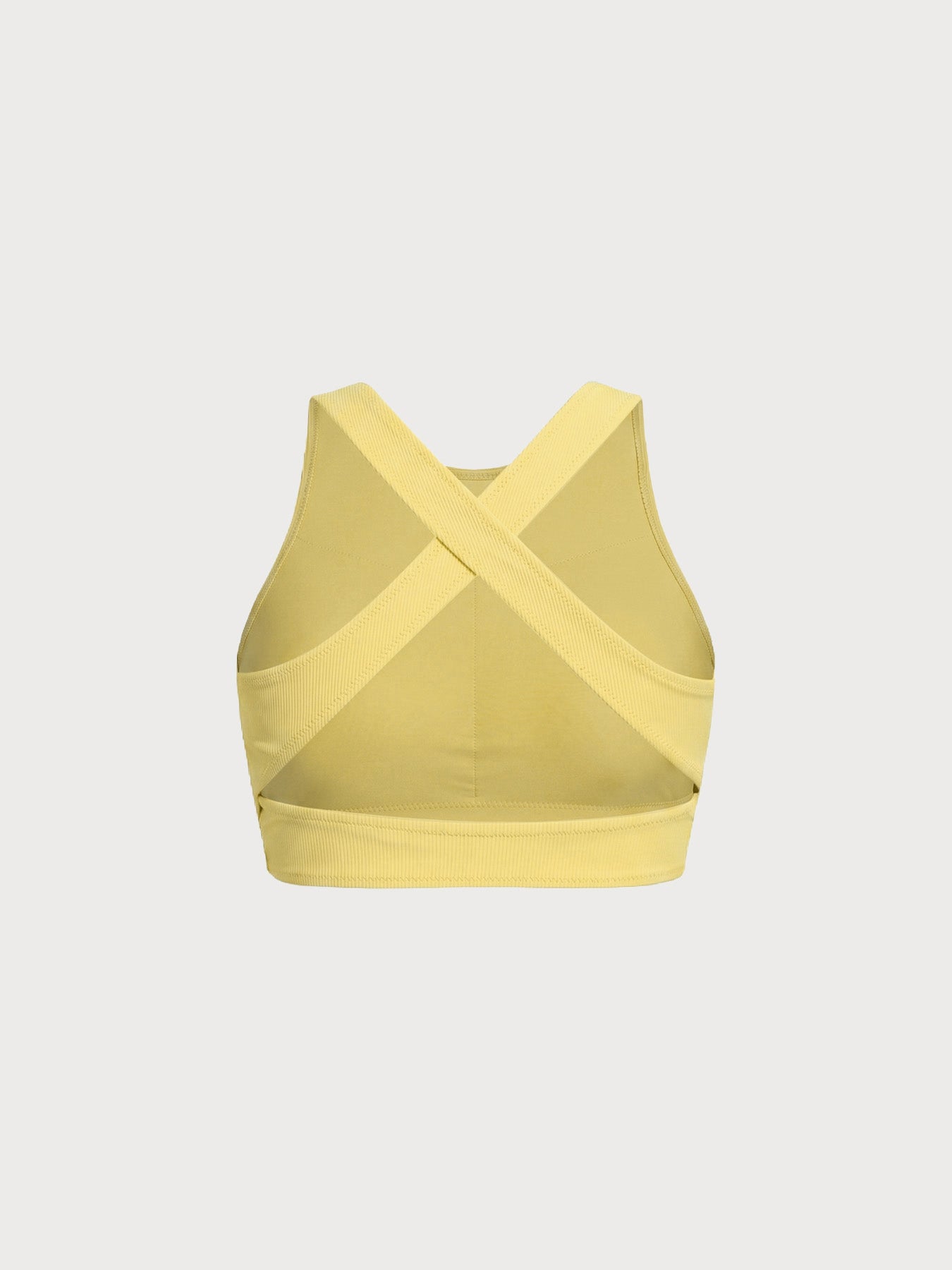 Yellow Crop Surf Top