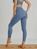 Dusty Blue Cut Out Leggings 24"