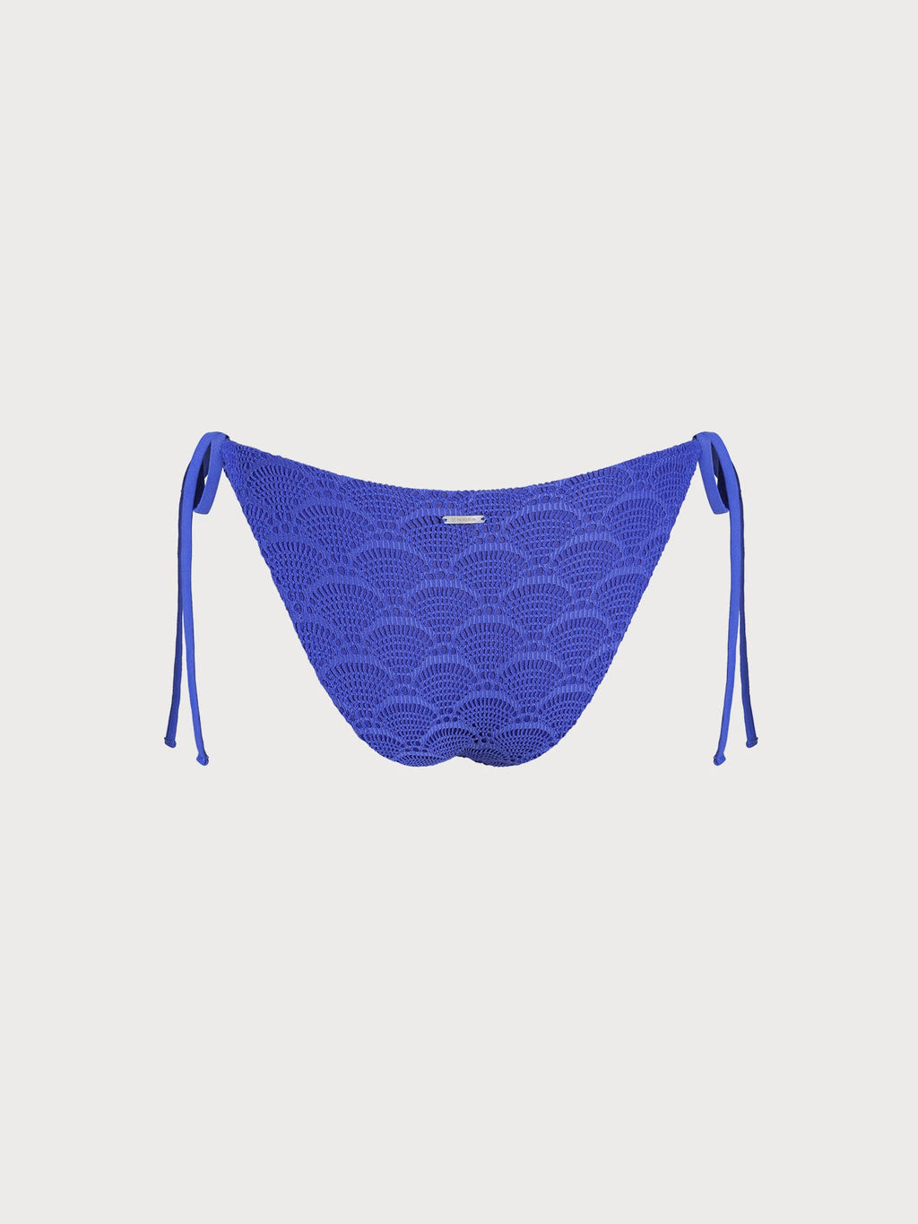 Royal Blue Crochet Tie Bikini Bottom