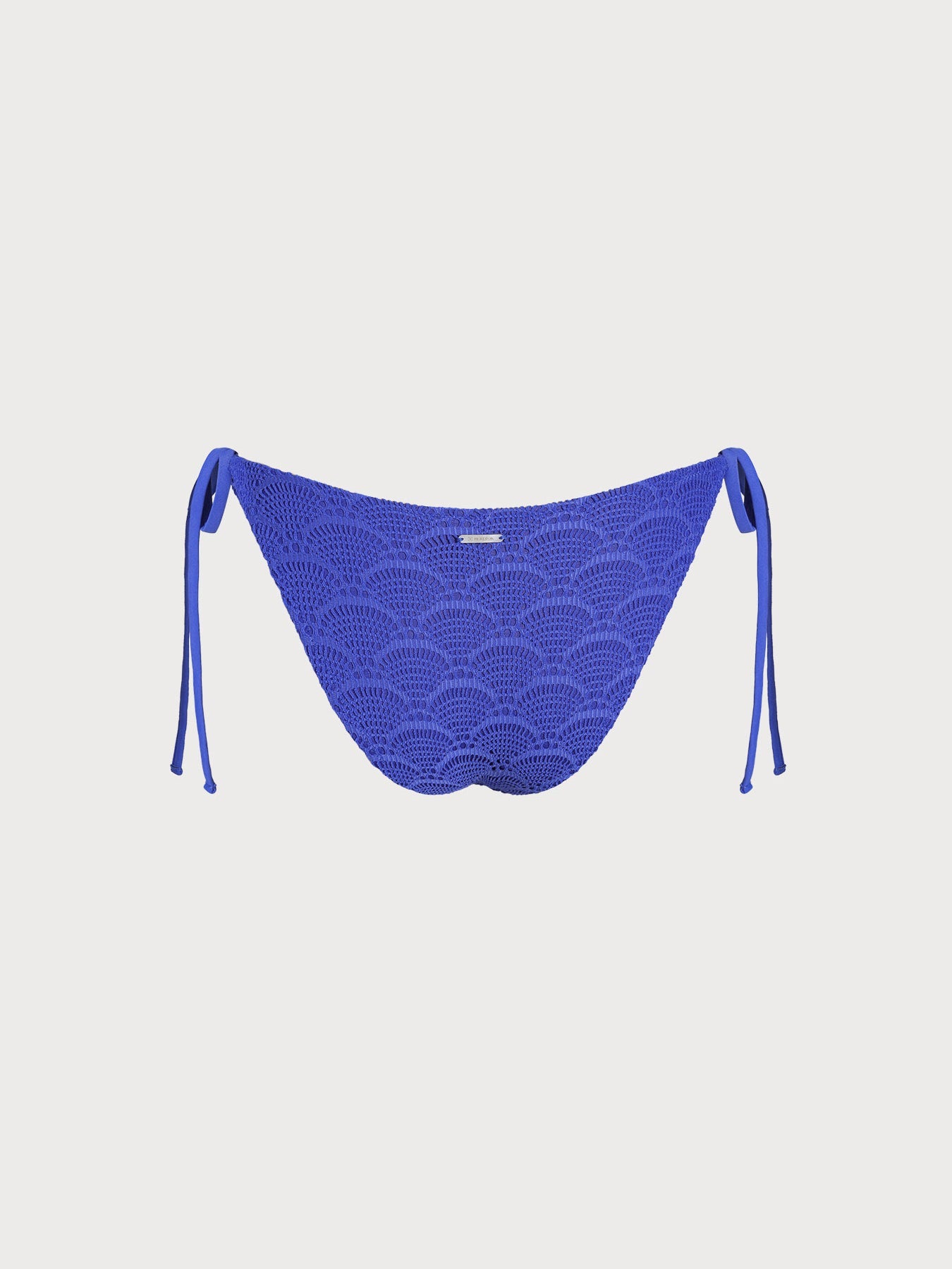Royal Blue Crochet Tie Bikini Bottom