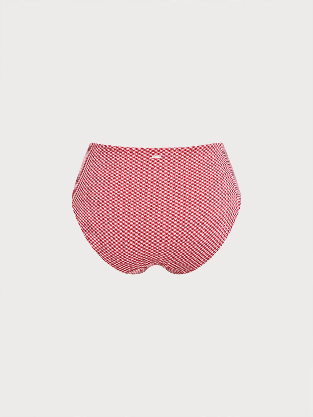 Red Gingham Plus Size Bikini Bottom