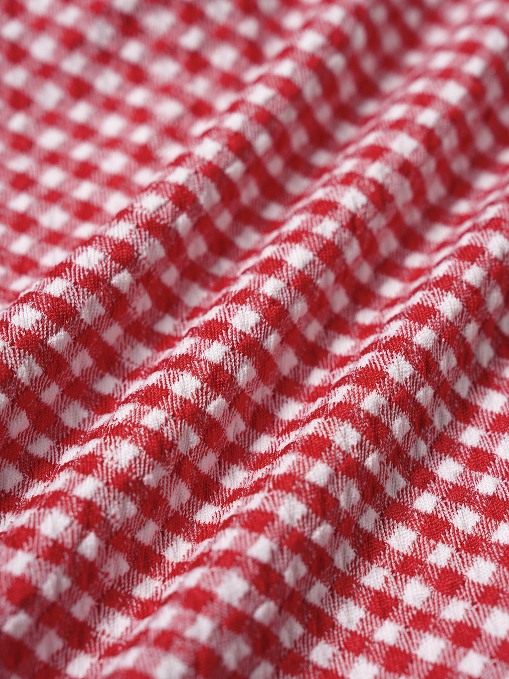 Red Gingham Underwire Plus Size Bikini Top