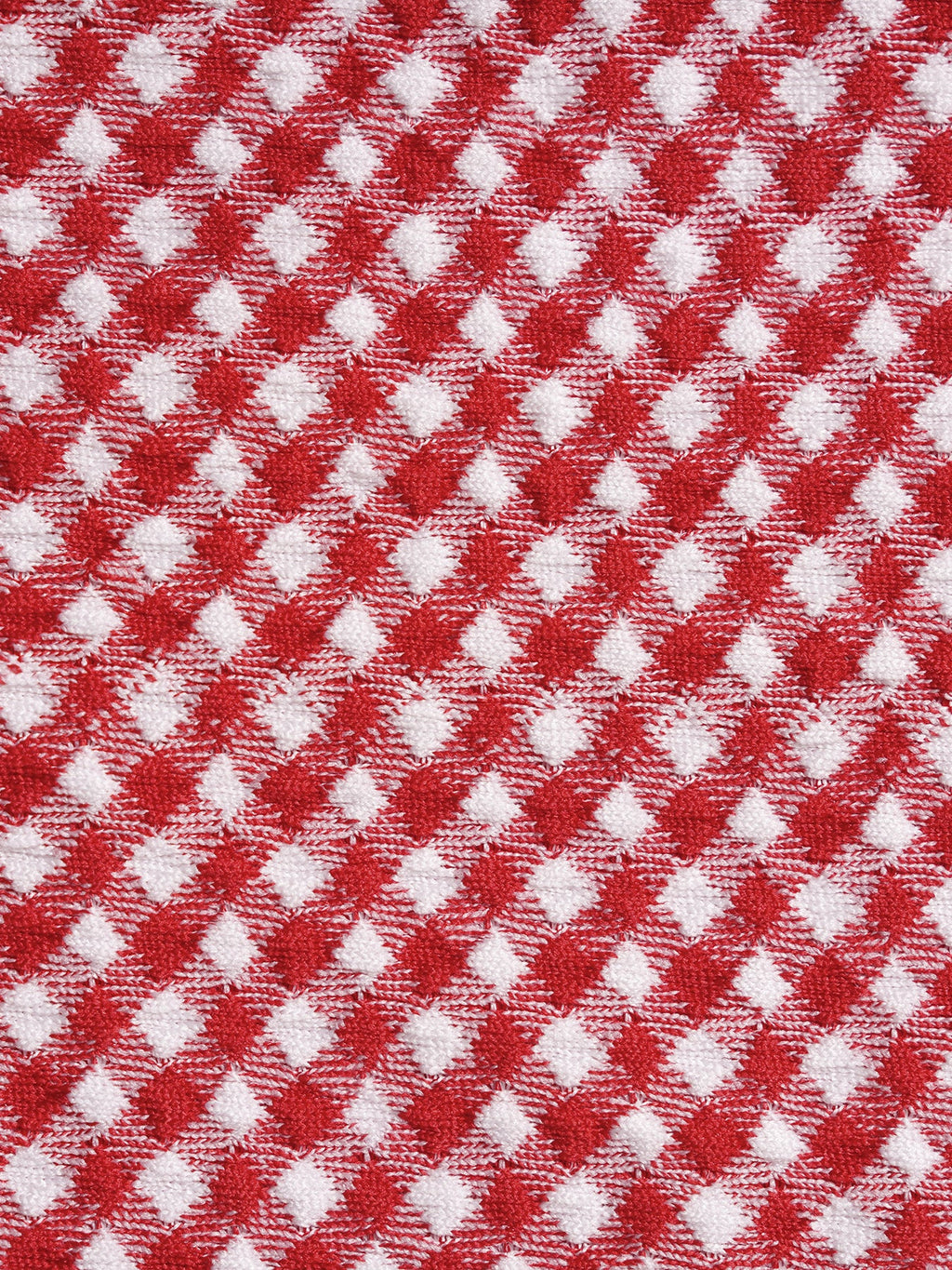 Red Gingham Underwire Plus Size Bikini Top
