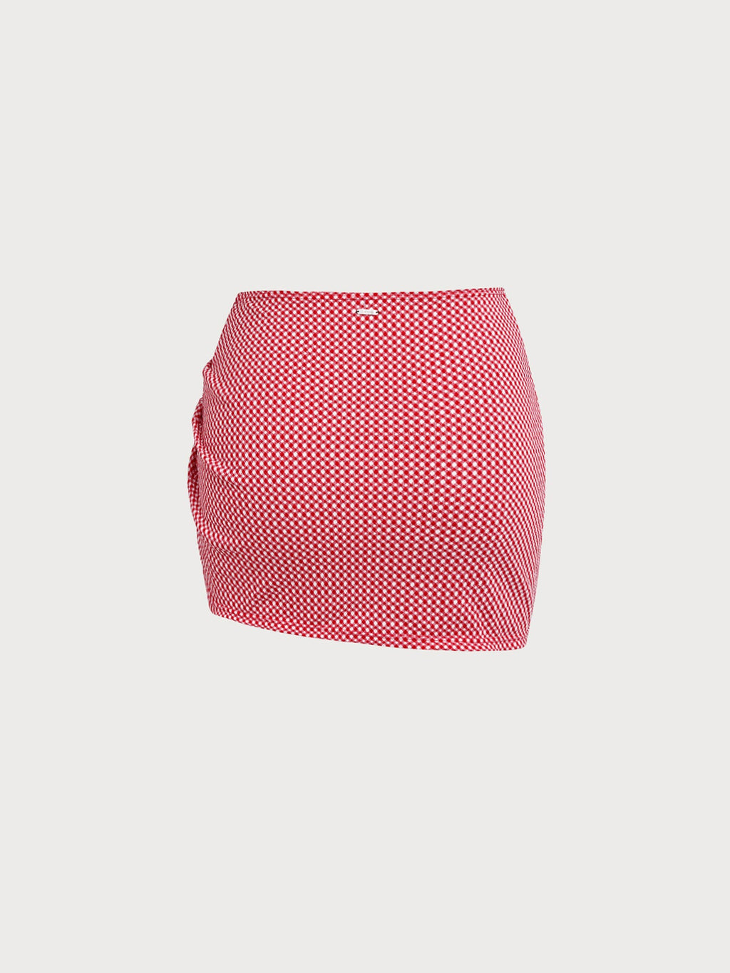 Red Gingham Plus Size Cover up