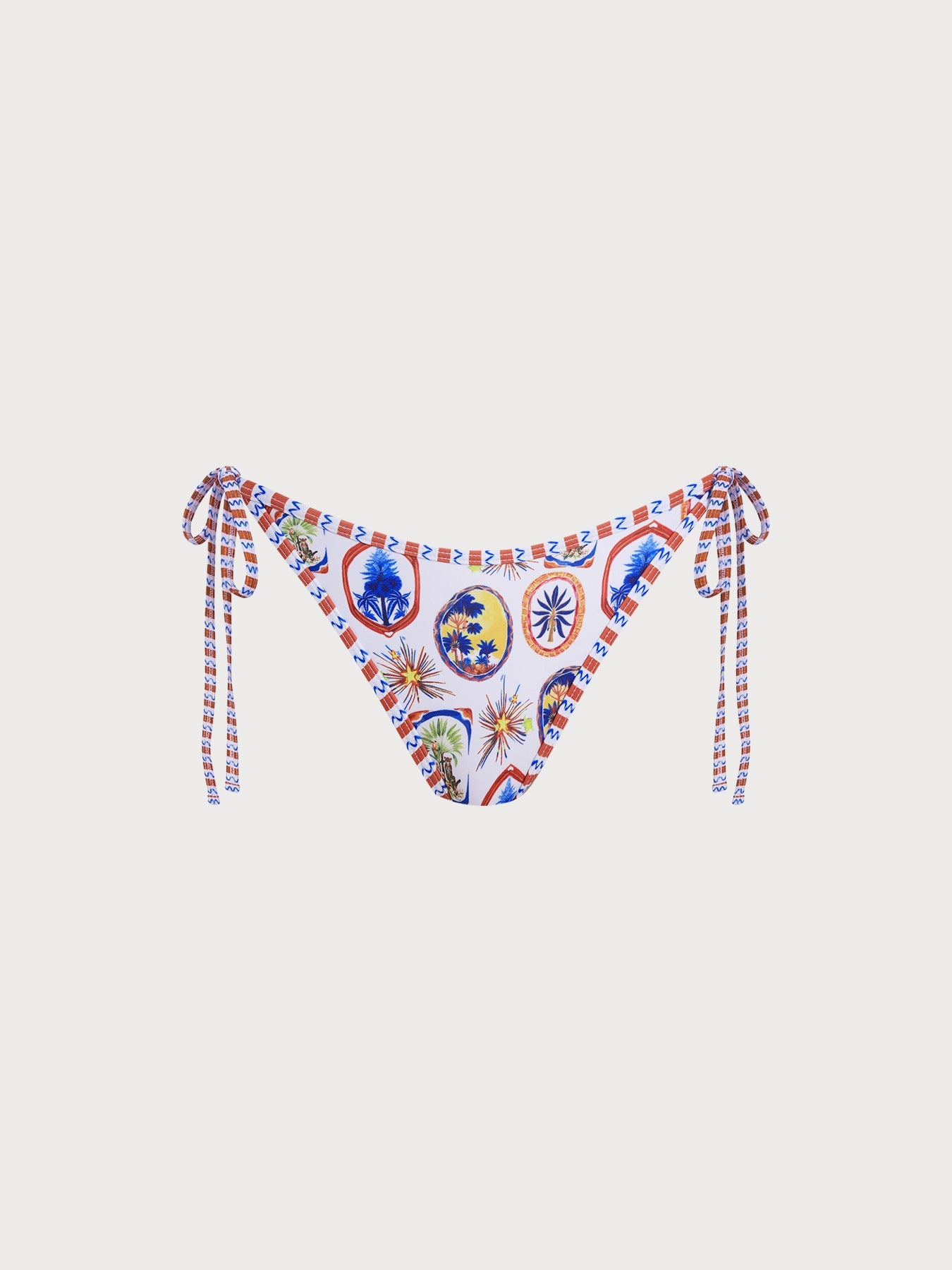 Multi Print Tie Bikini Bottom