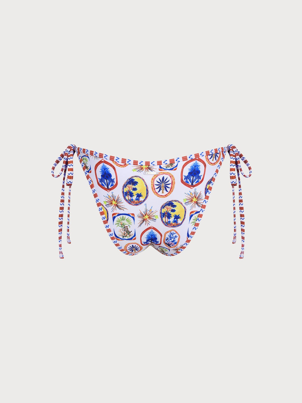 Multi Print Tie Bikini Bottom