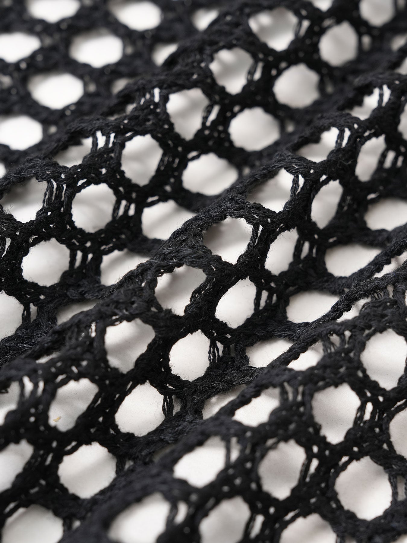 Black Crochet Cover-up Cardigan