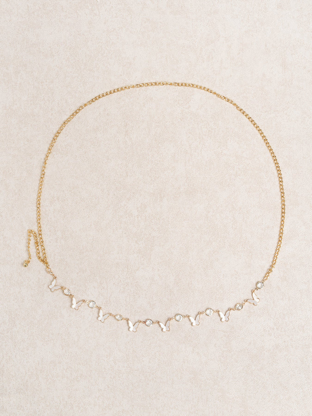 Butterfly Mother-of-Pearl Waist Chain