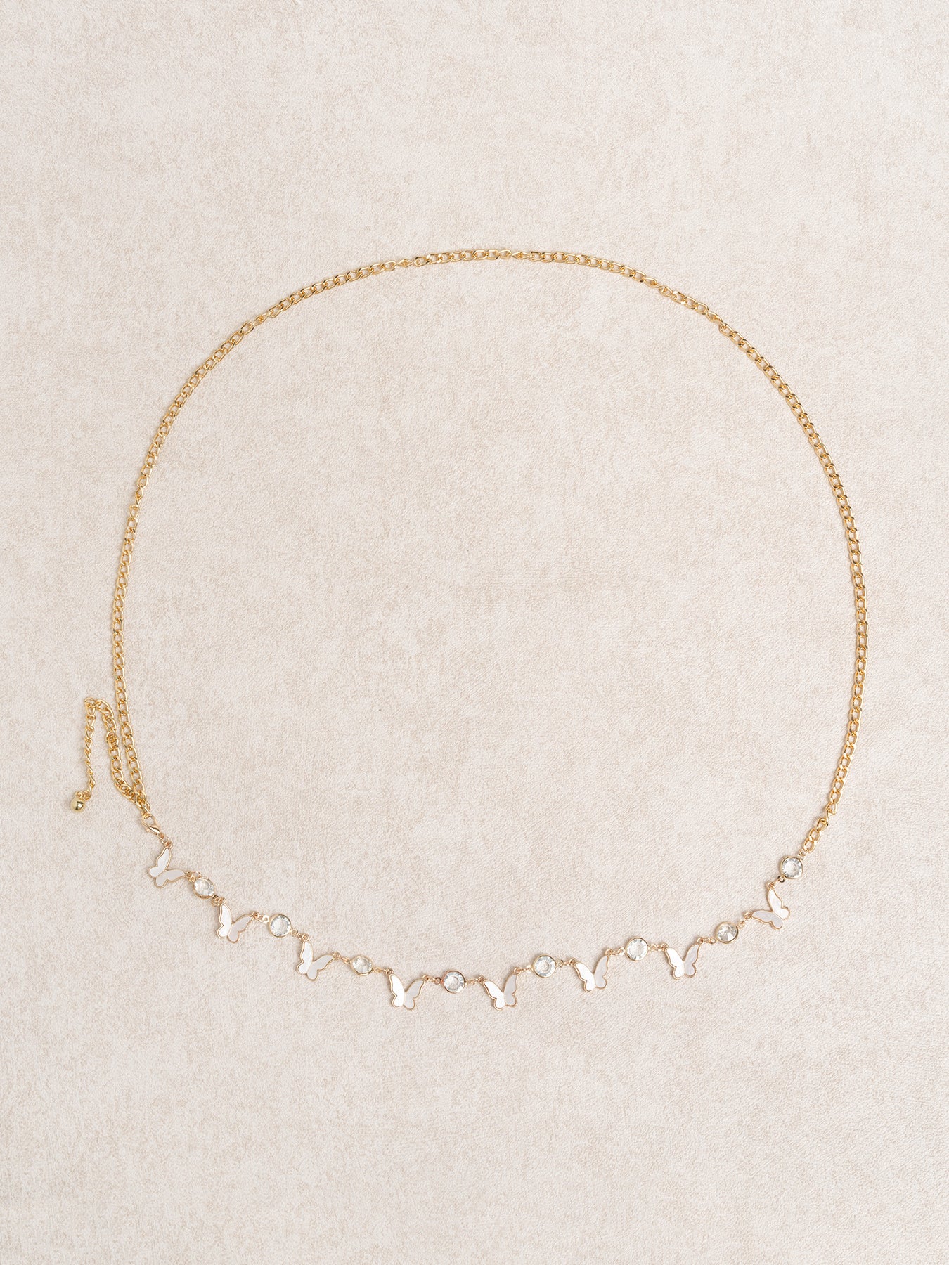 Butterfly Mother-of-Pearl Waist Chain