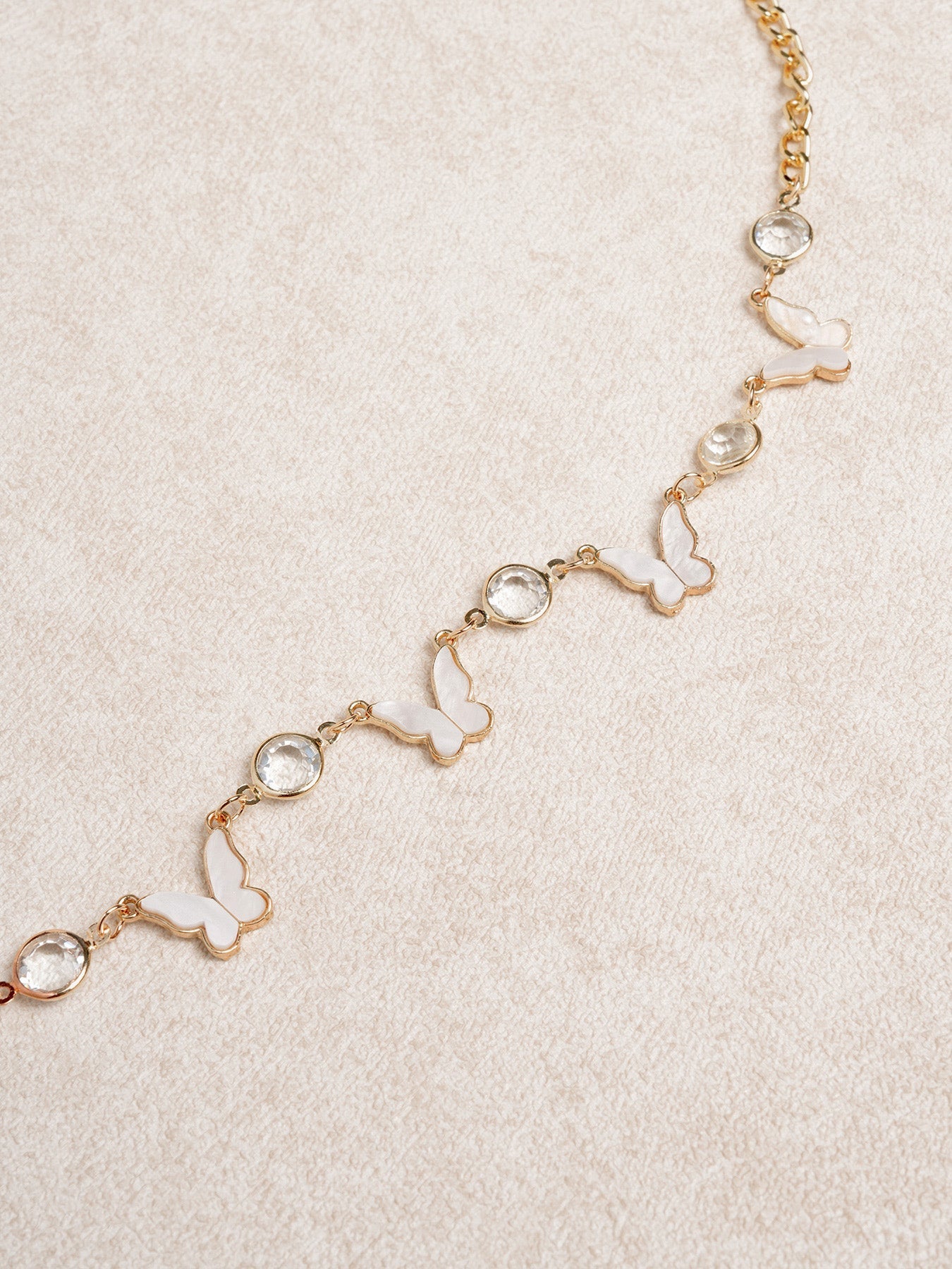 Butterfly Mother-of-Pearl Waist Chain