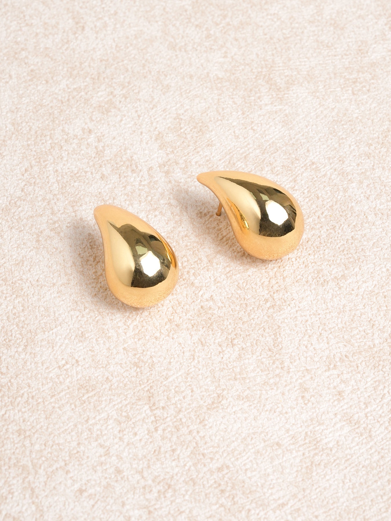 Gold Copper Earrings
