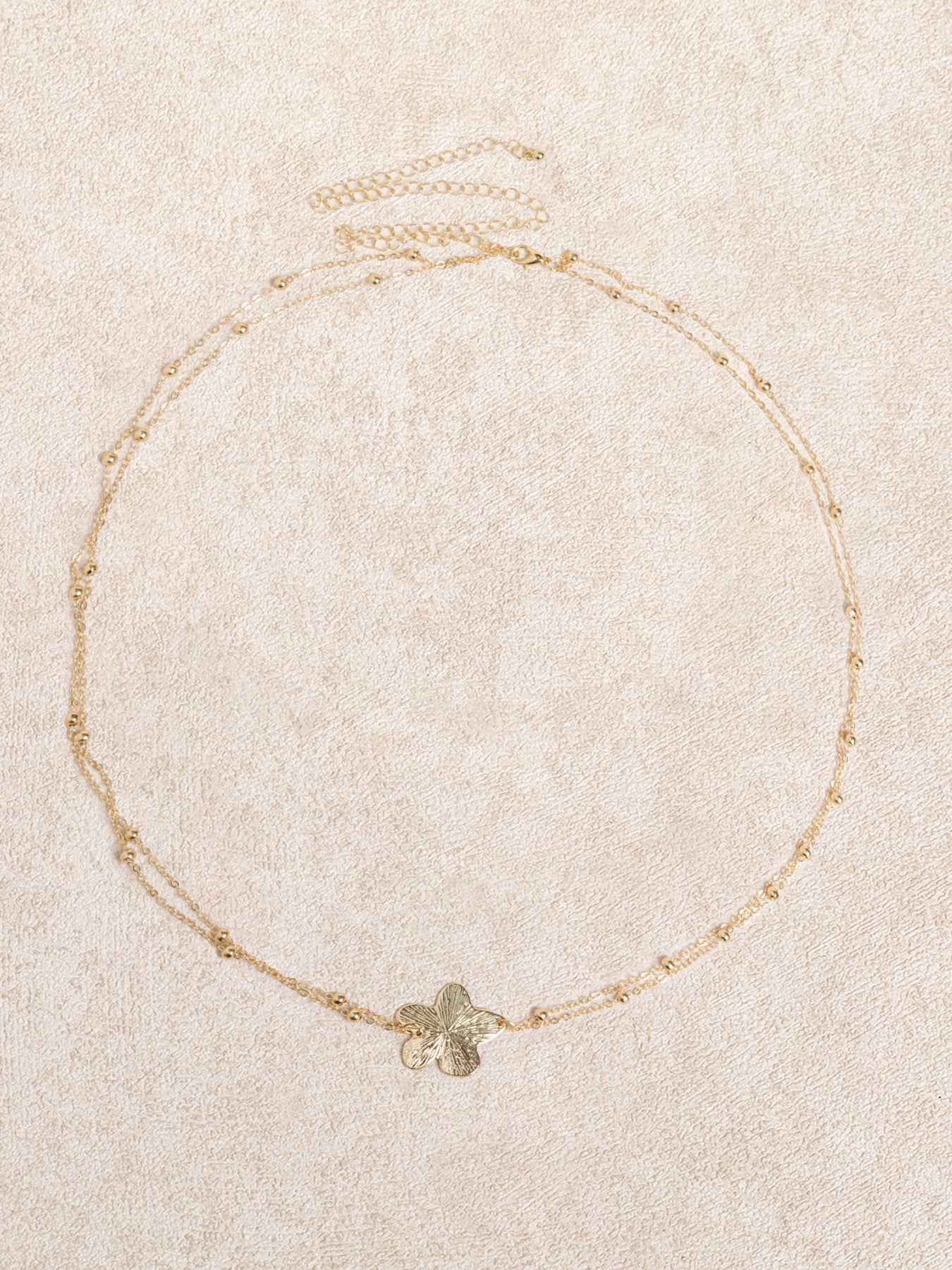 Gold Charm Beaded Waist Chain