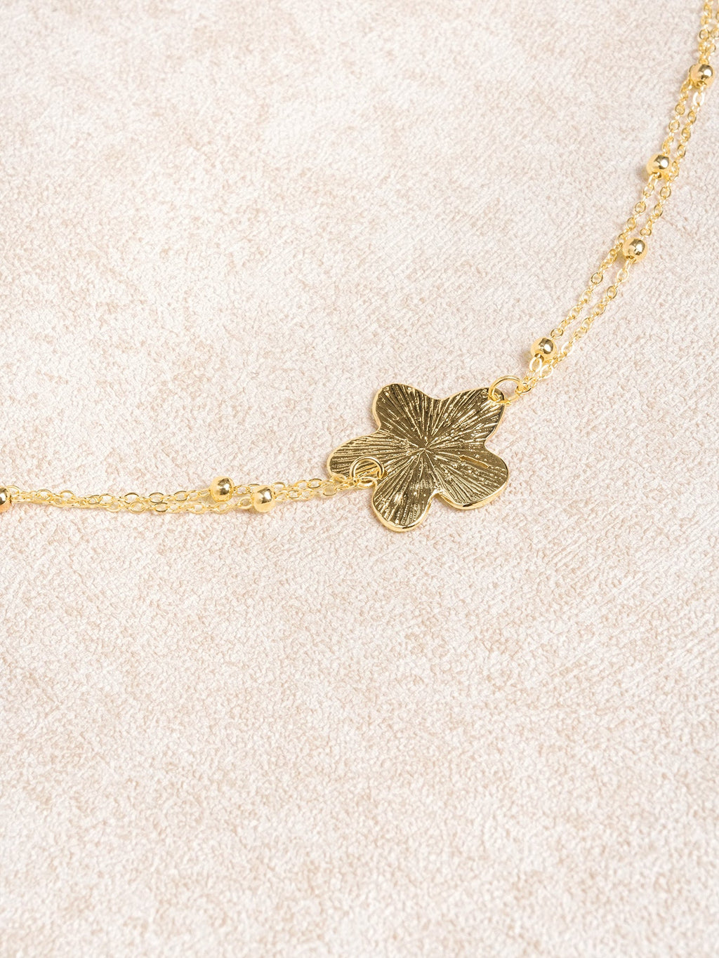 Gold Charm Beaded Waist Chain