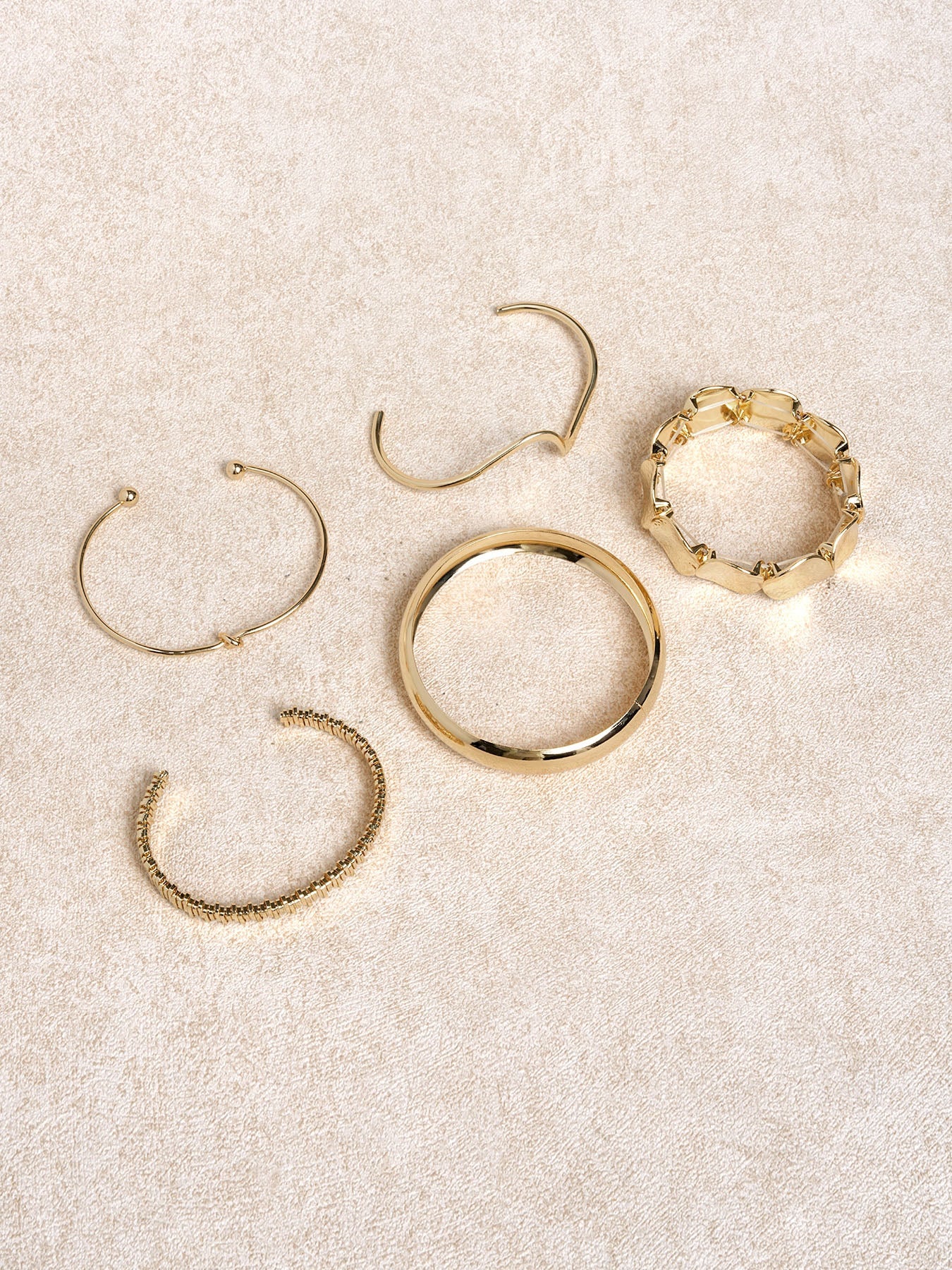 Gold Stackable Bracelet