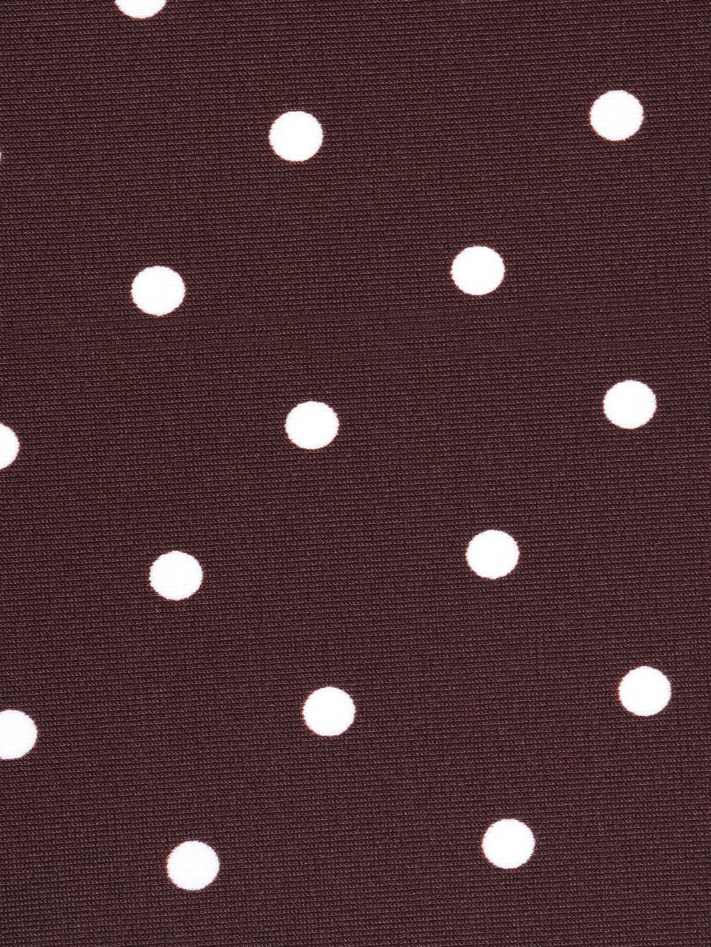 Brown Polka Dot Tie-Front Cover-Up Skirt