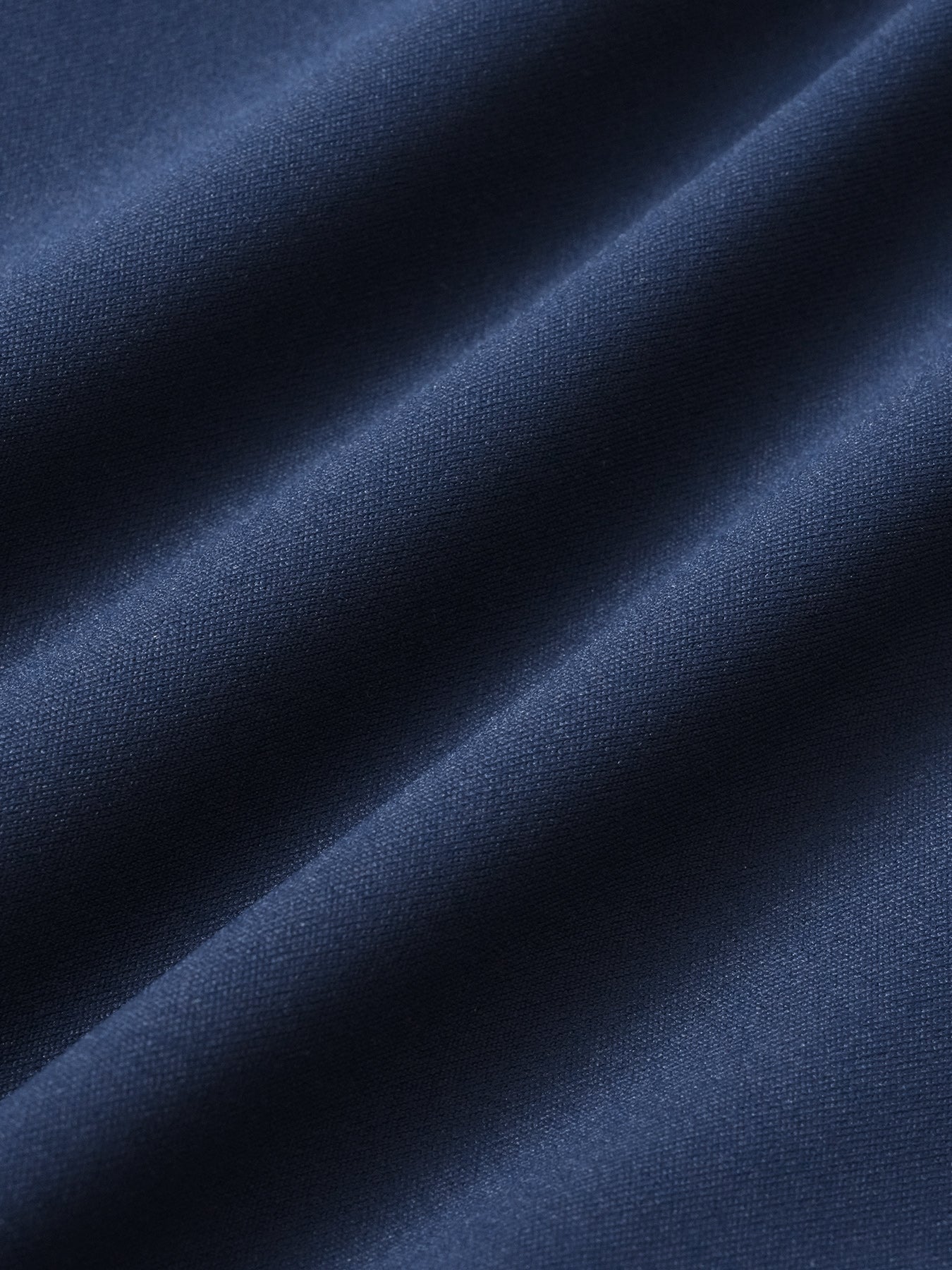 Navy Contrast Front-Cross Sports Shorts