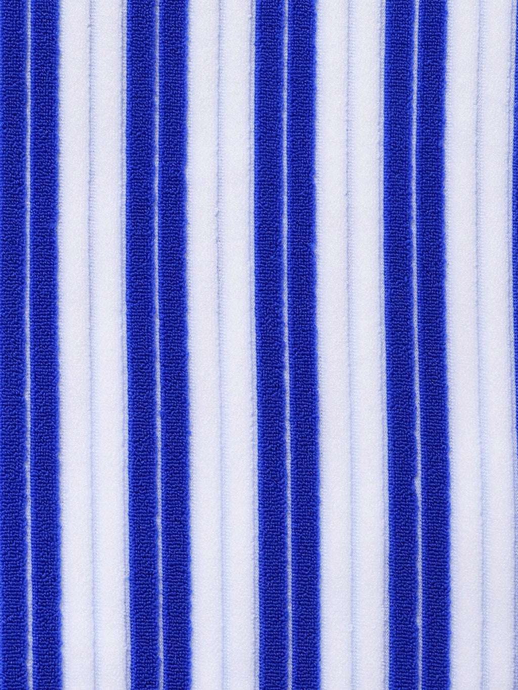 Blue Plush Texture Stripe Boyshorts