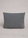 Black & White Gingham Pouch