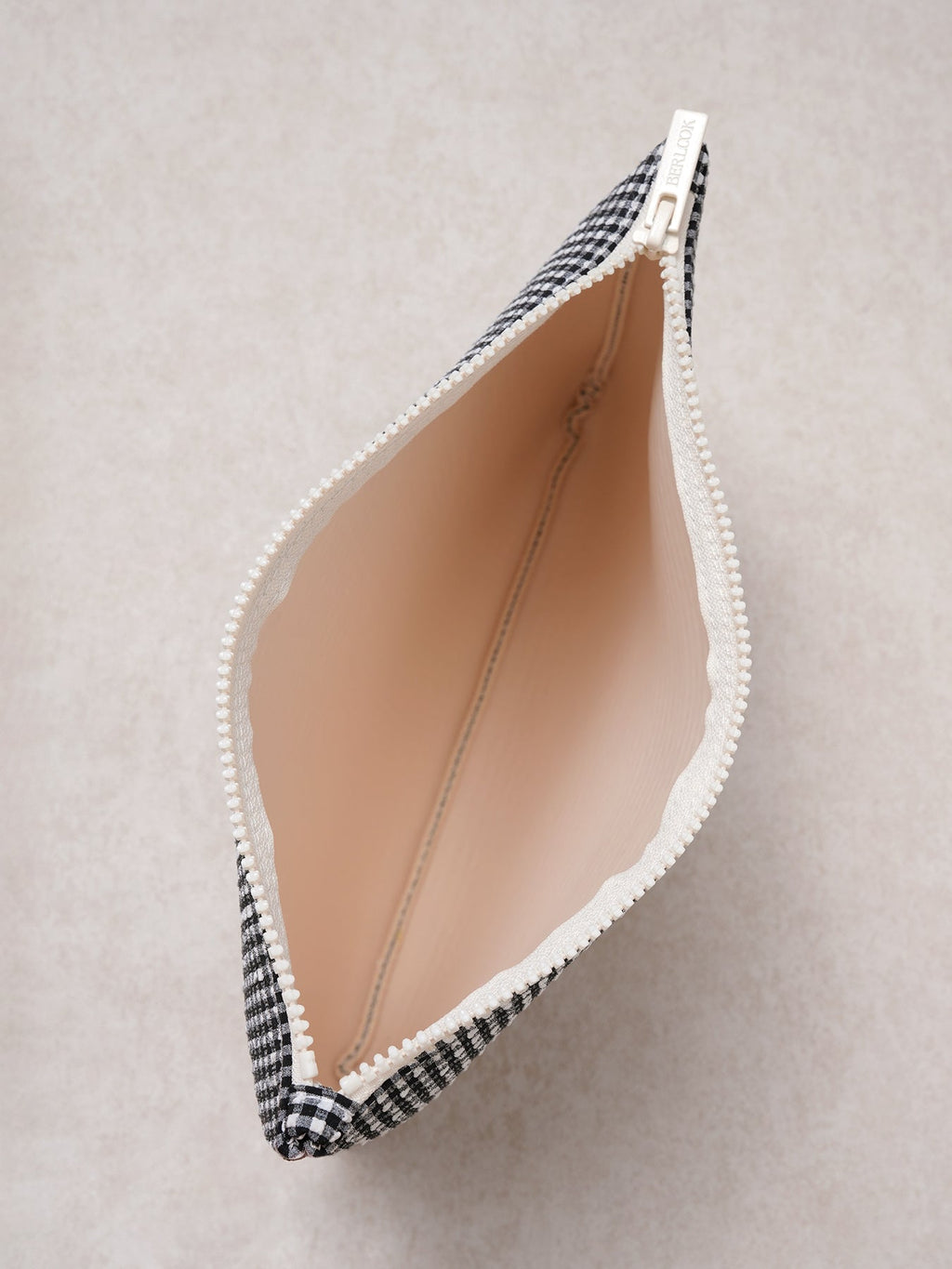 Black & White Gingham Pouch