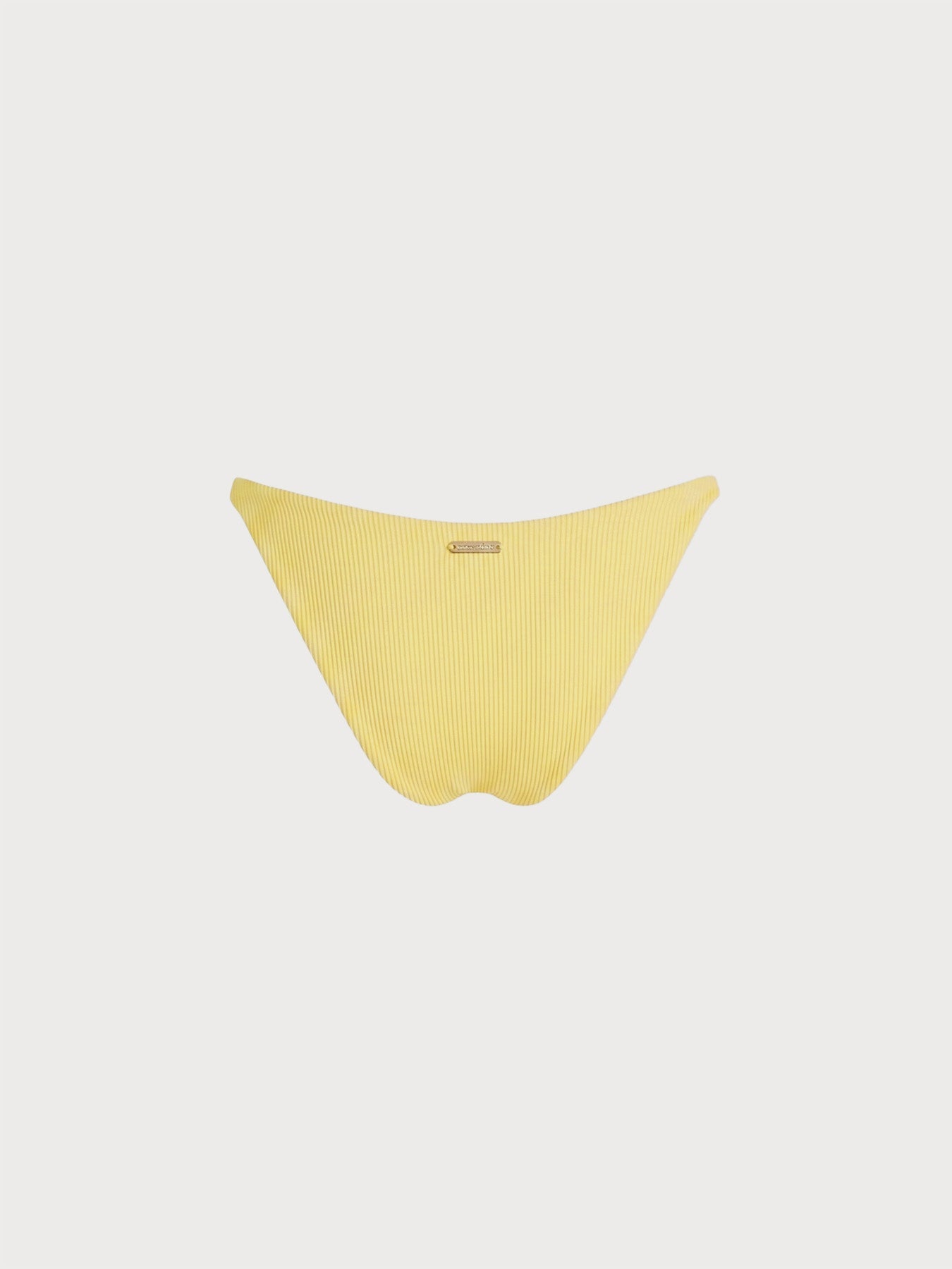 【BERLOOK X GISELLE LISBOA】Yellow Gold-Accented Bikini Bottom