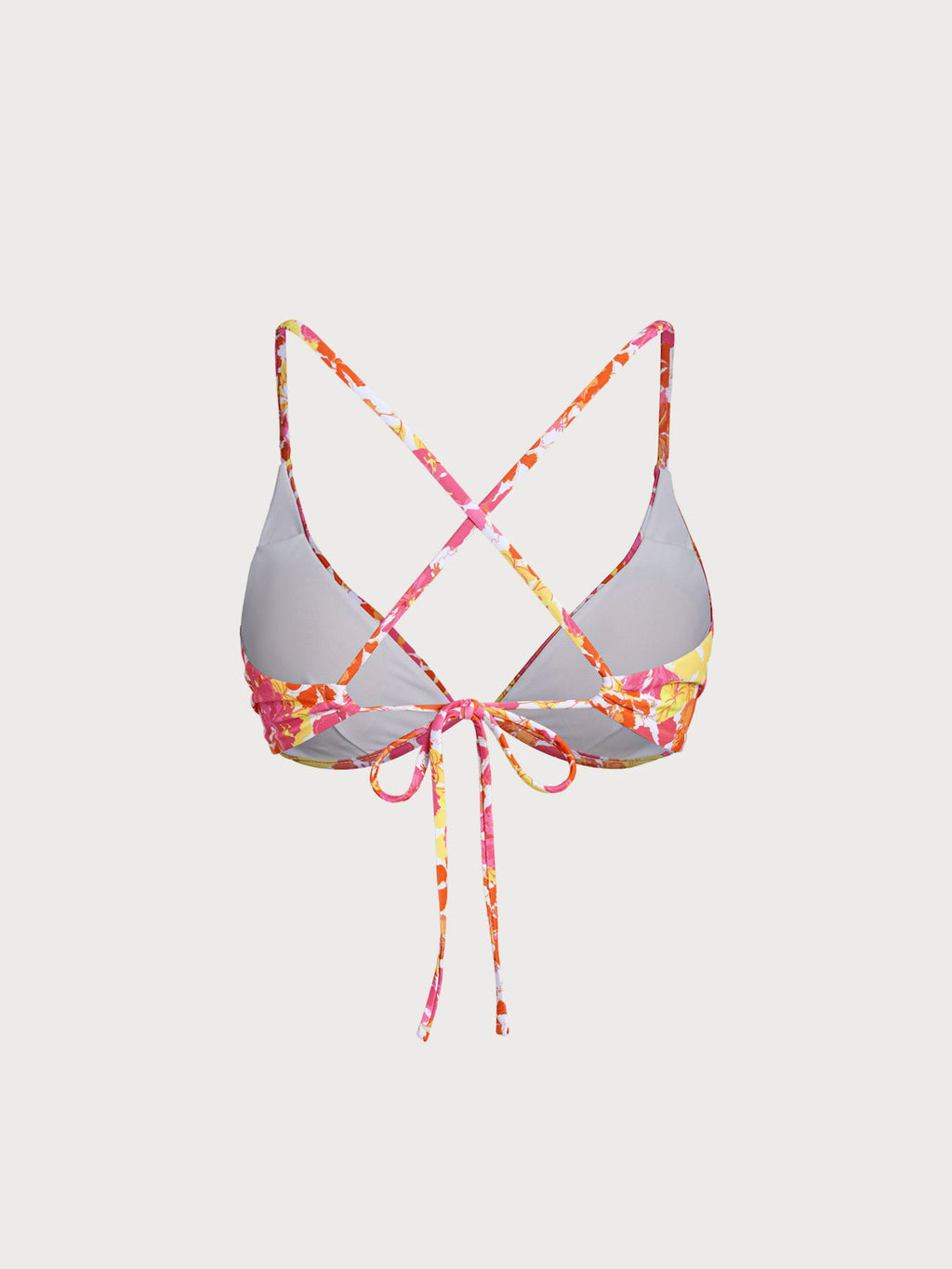 Print Underwire Triangle Bikini Top