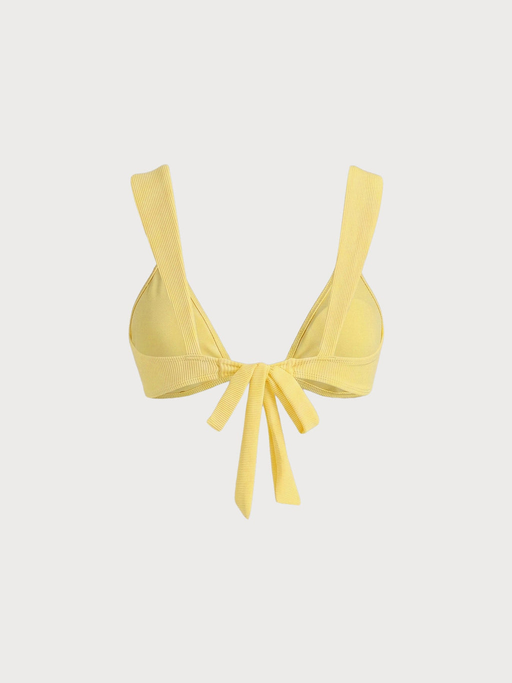 【BERLOOK X GISELLE LISBOA】Yellow Gold-Accented Bikini Top