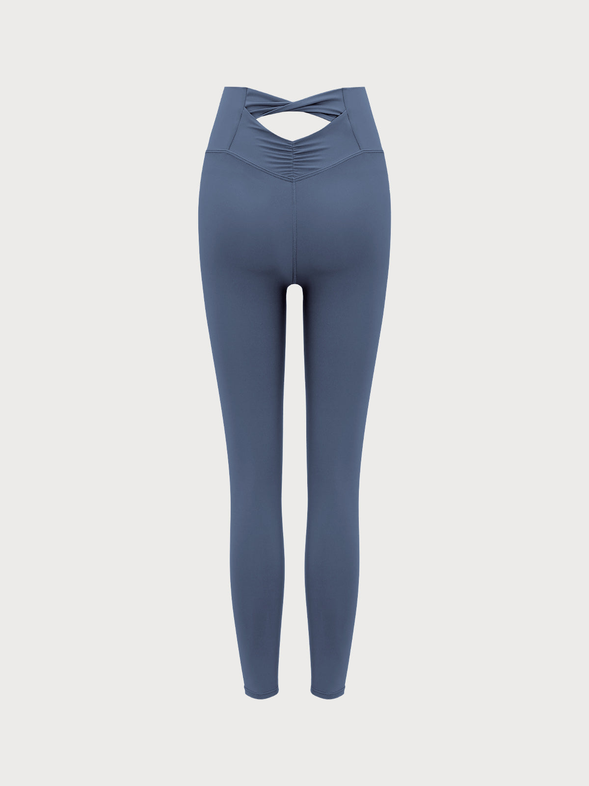 Blue Cut Out Leggings 24"