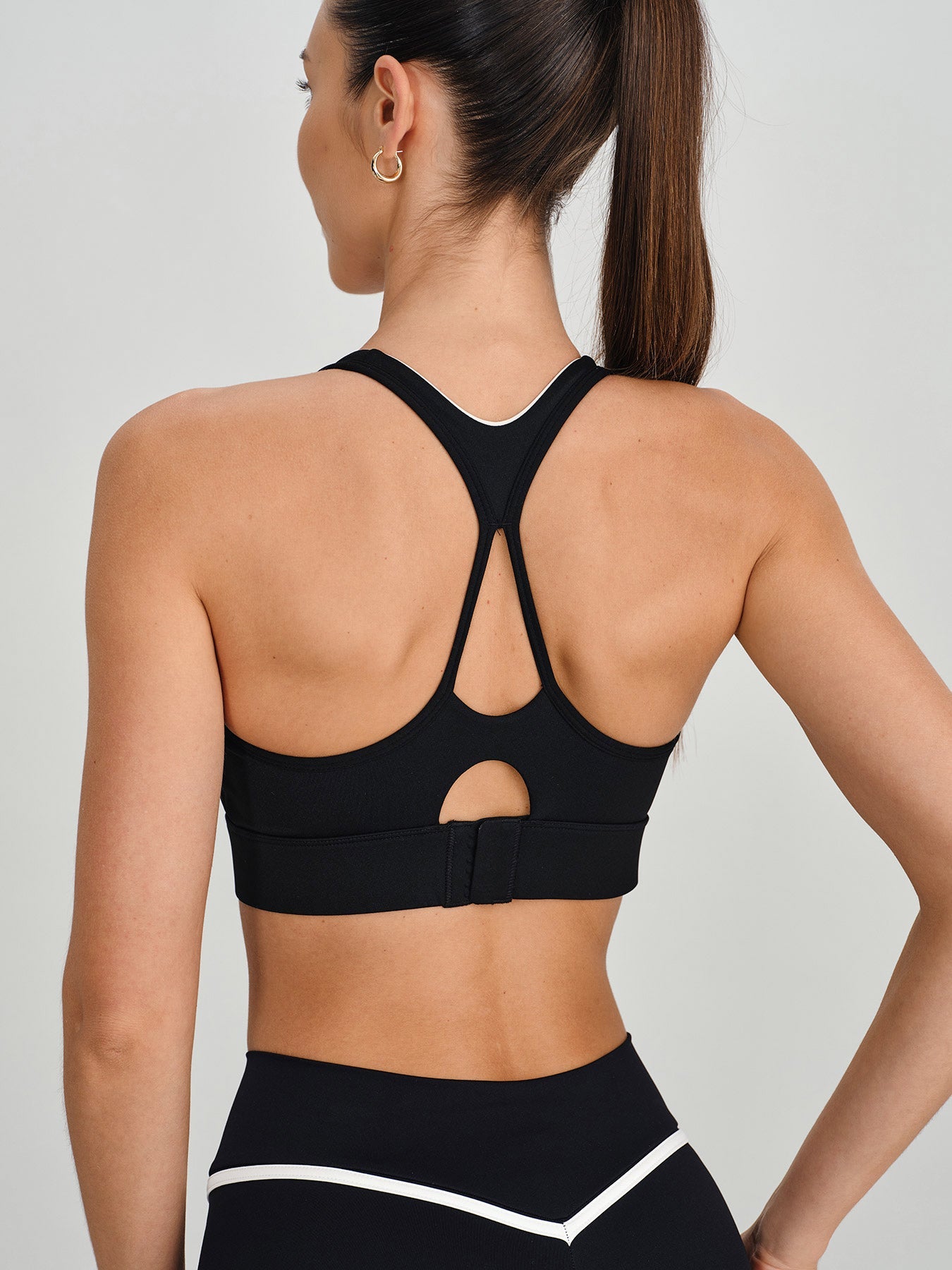 Black I-Back Sports Bra - Light Support