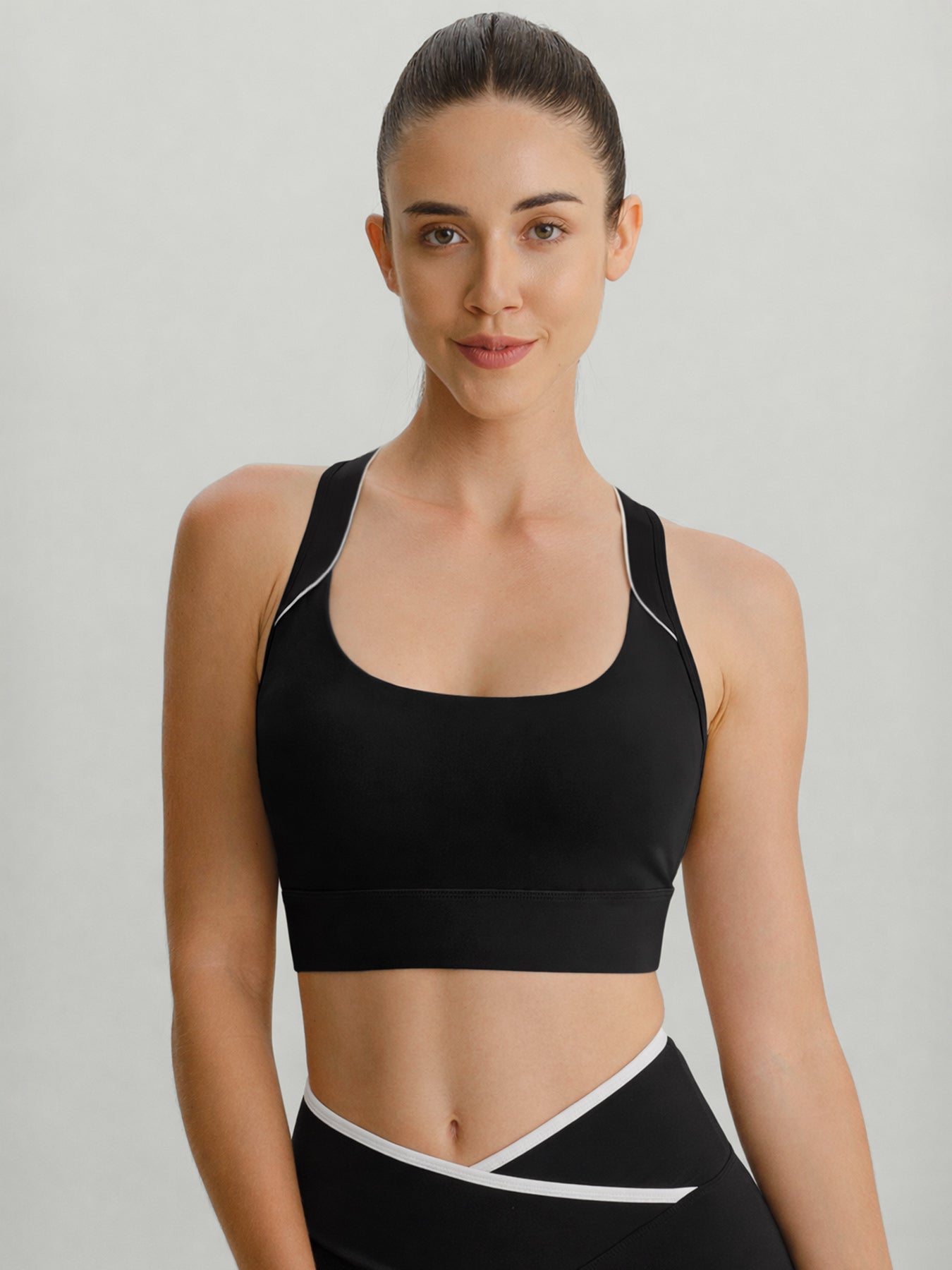 Black I-Back Sports Bra - Light Support