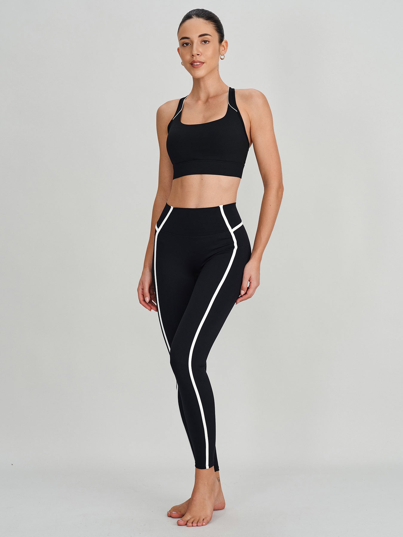 Black I-Back Sports Bra - Light Support
