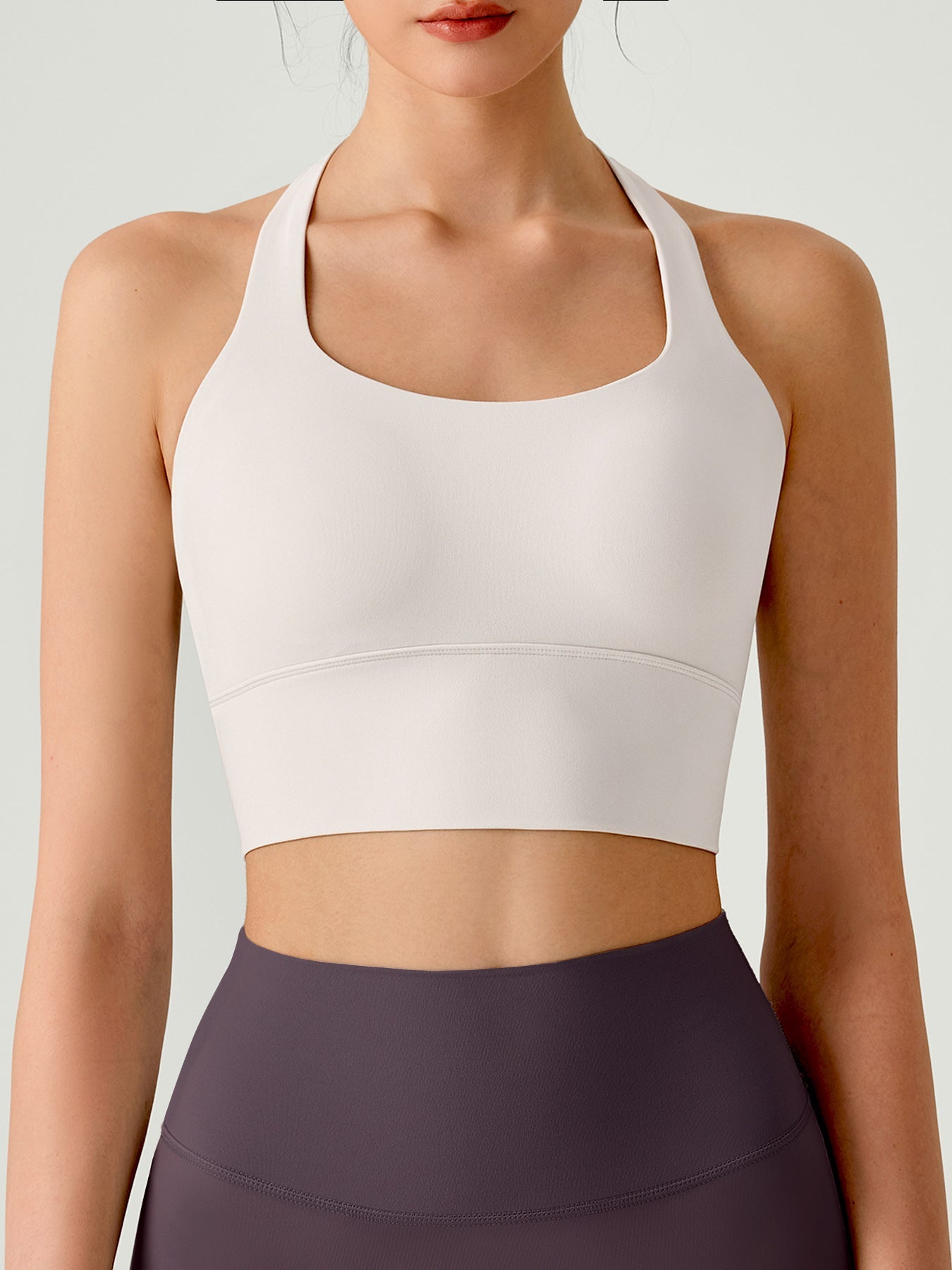 Lvory Halter Twist Back Sports Bra
