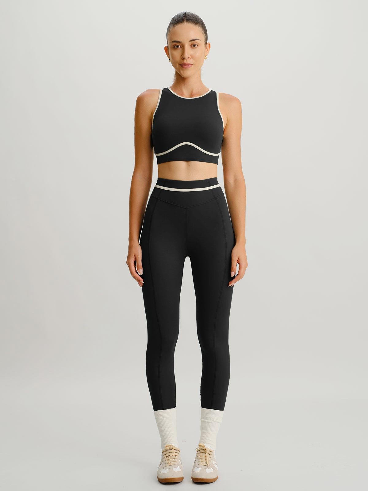 Black Line Leggings 26"