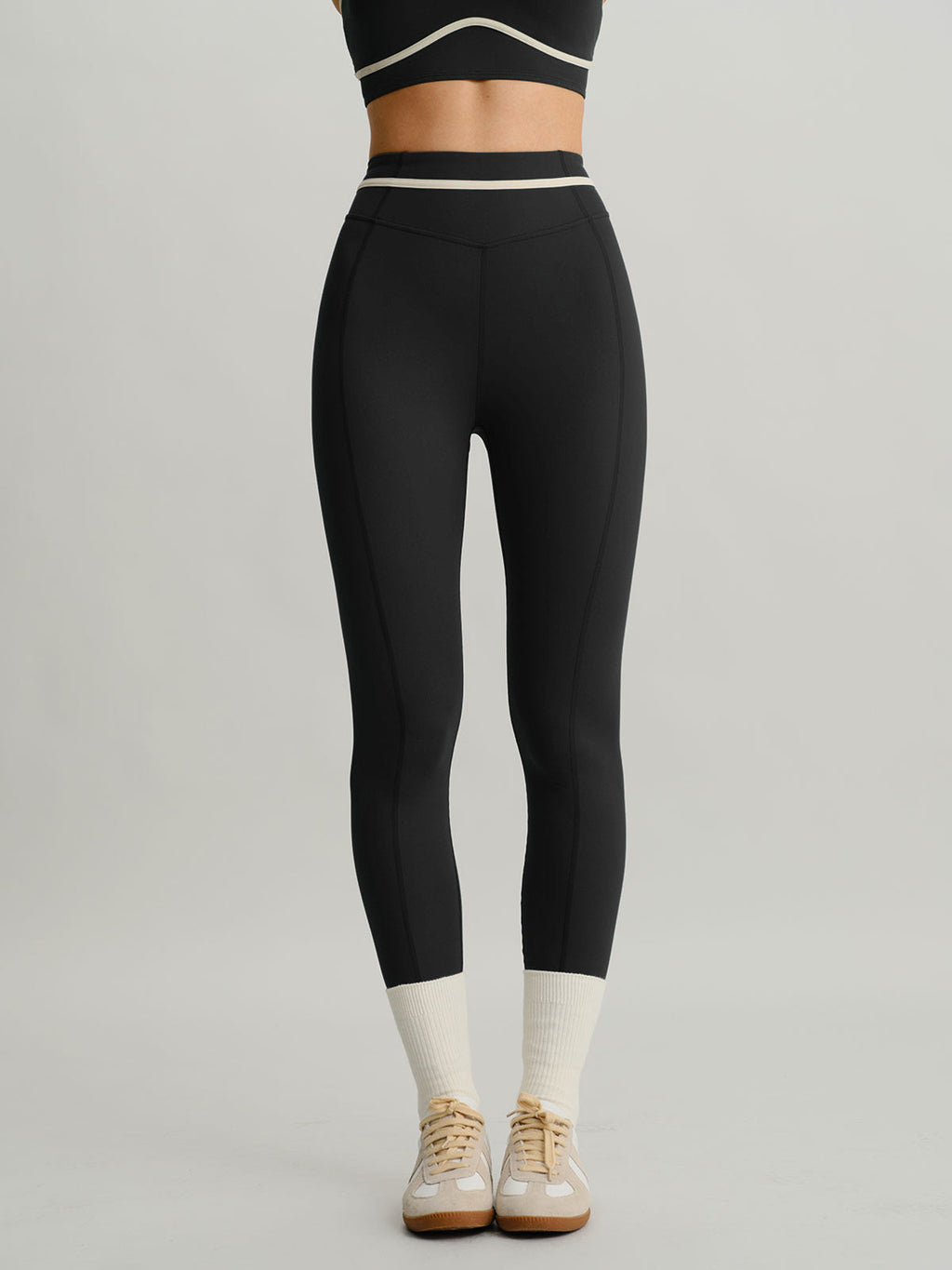 Black Line Leggings 26"